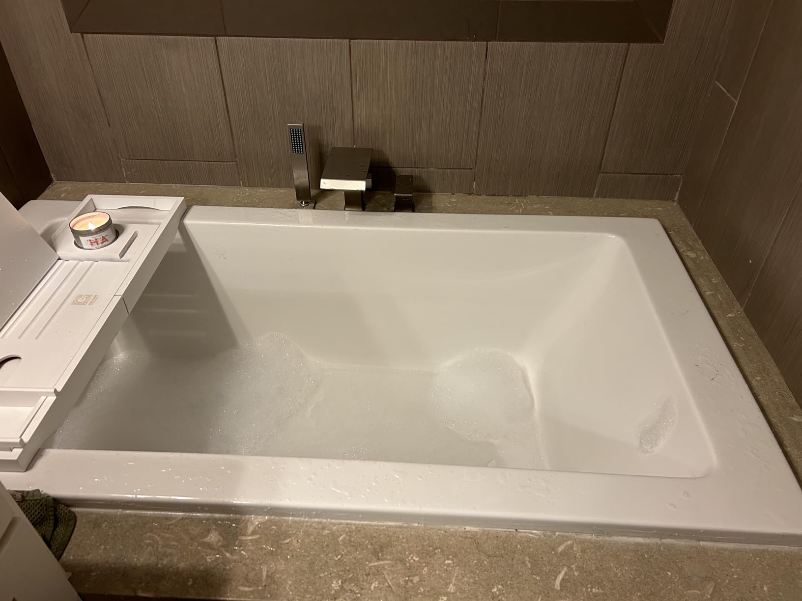 Fine Fixtures Drop In White Soaking Bathtub, Fiberglass Acrylic Material, 60