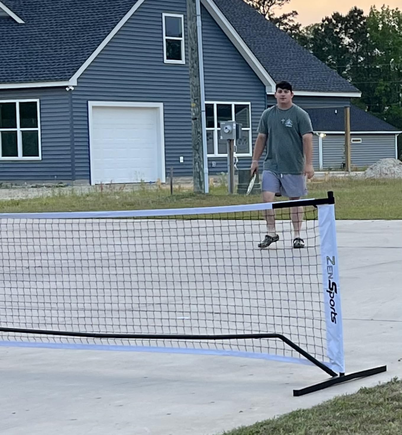 ZENY 22ft Regulation Size Pickleball Net Set System with Metal Frame customer photo 1