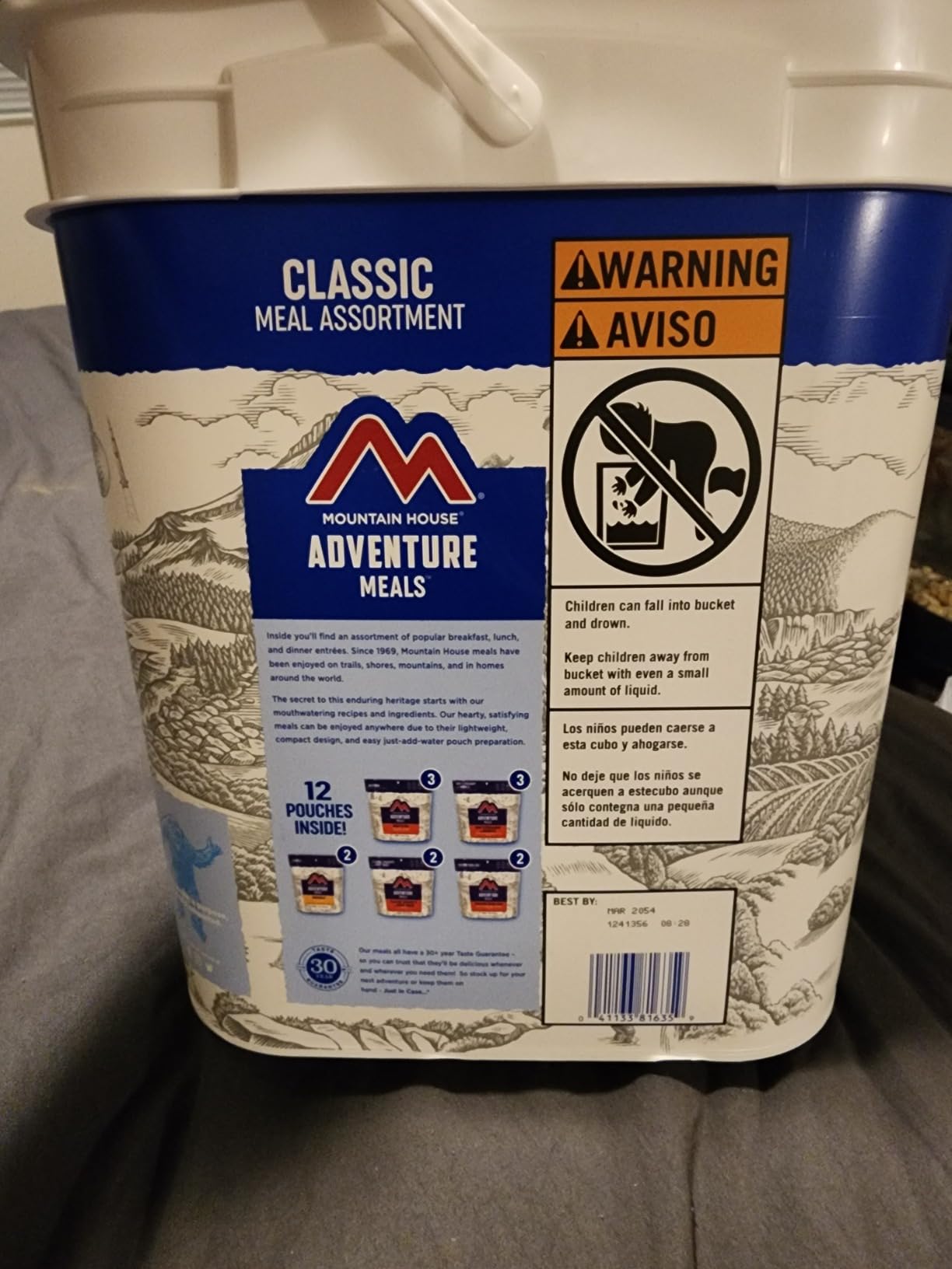 Mountain House Emergency Meal Assortment Kits, Freeze-Dried Survival Food Kit for Disaster Preparedness & Long-Term Storage, 30-Year Shelf Life customer photo 2