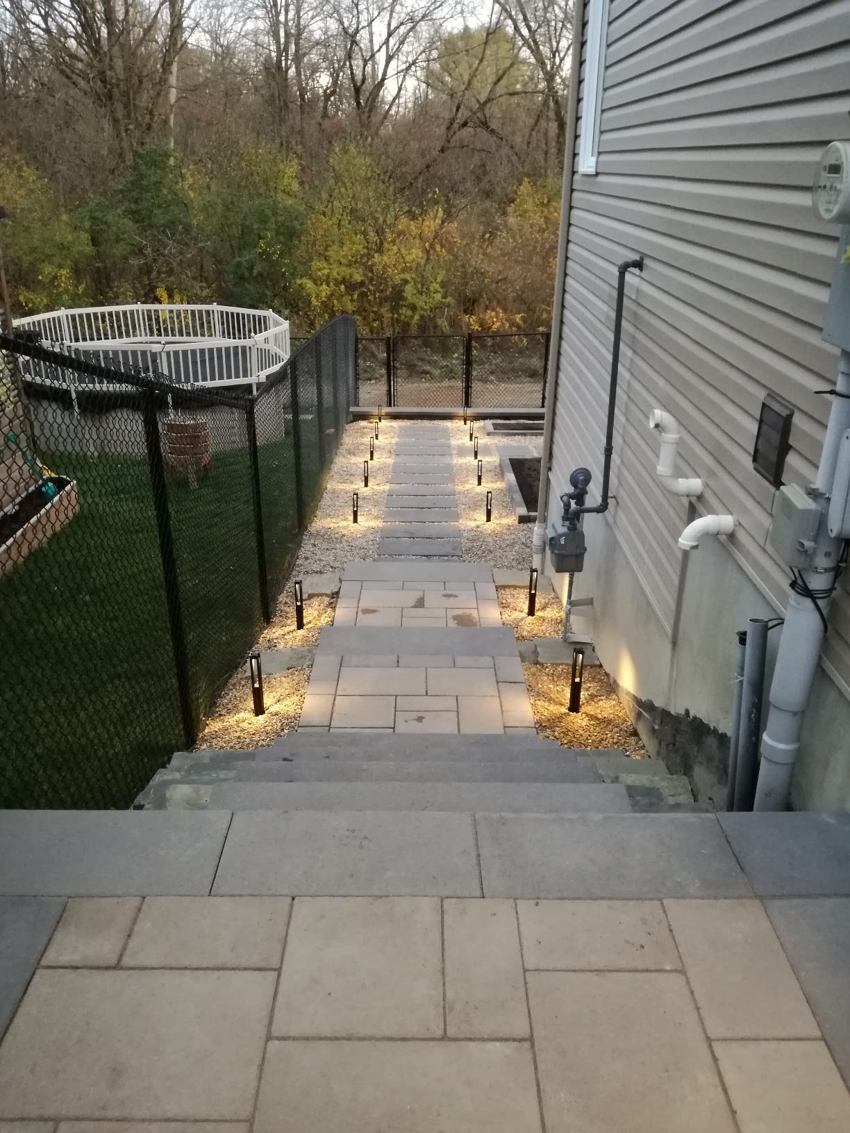 LEONLITE 12-Pack 3W LED Low Voltage Path Lights Aluminum 3000K Black | Landscape Pathway Lights, Outdoor Landscape Lighting for Driveway, Garden, 12-24V AC/DC, ETL, IP65 Waterproof, Warm White customer photo 2