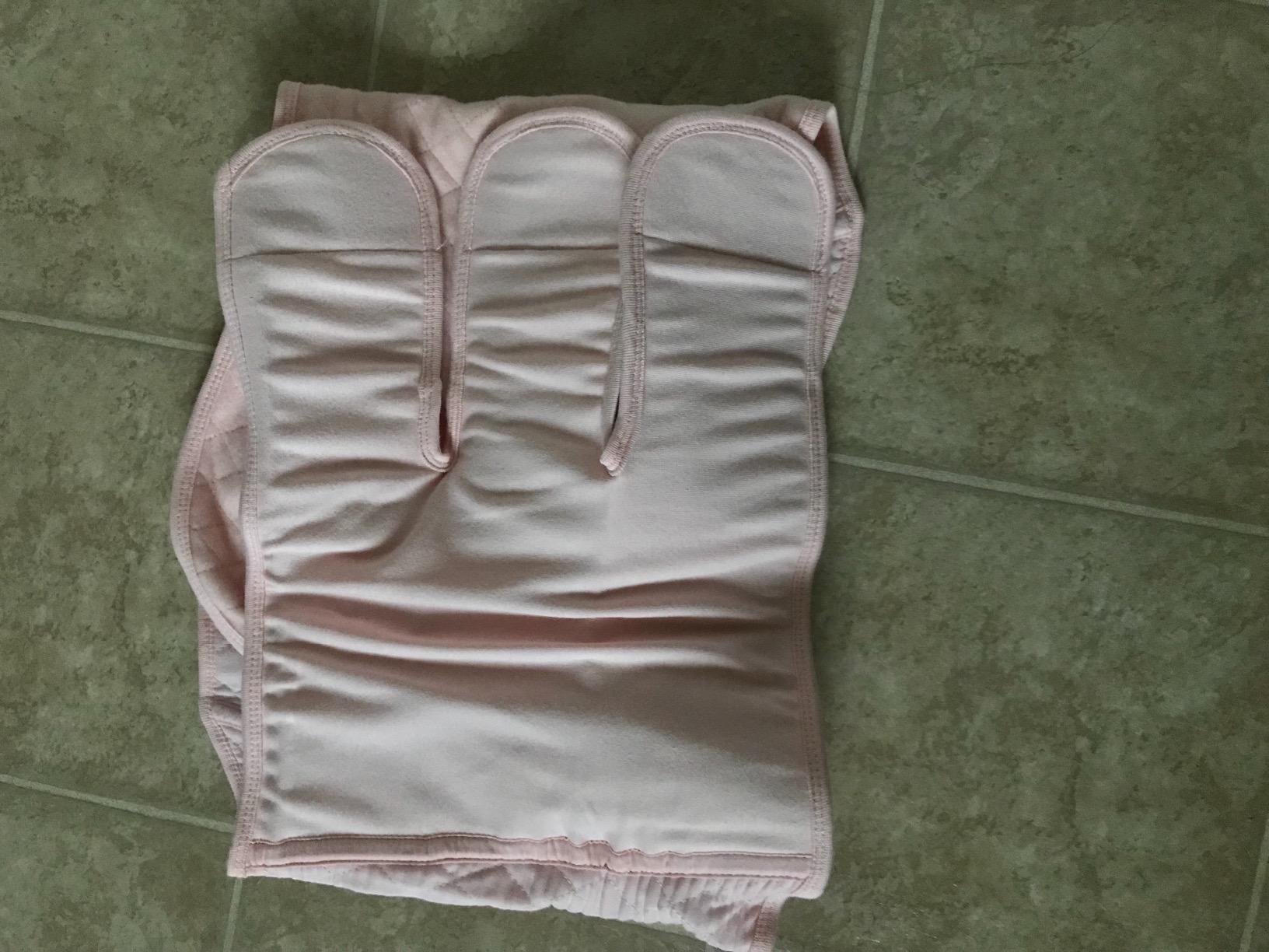 ChongErfei 3 in 1 Postpartum Belly Wrap Recovery Band Belt Abdominal Binder customer photo 1