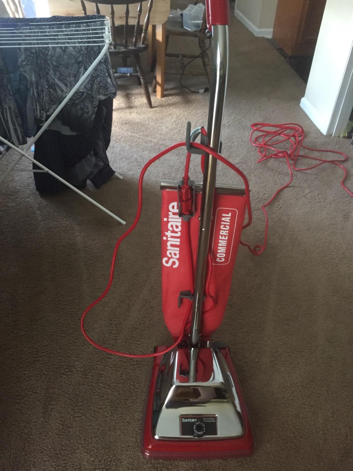 Sanitaire Tradition Upright Bagged Commercial Vacuum, SC886G 8.5