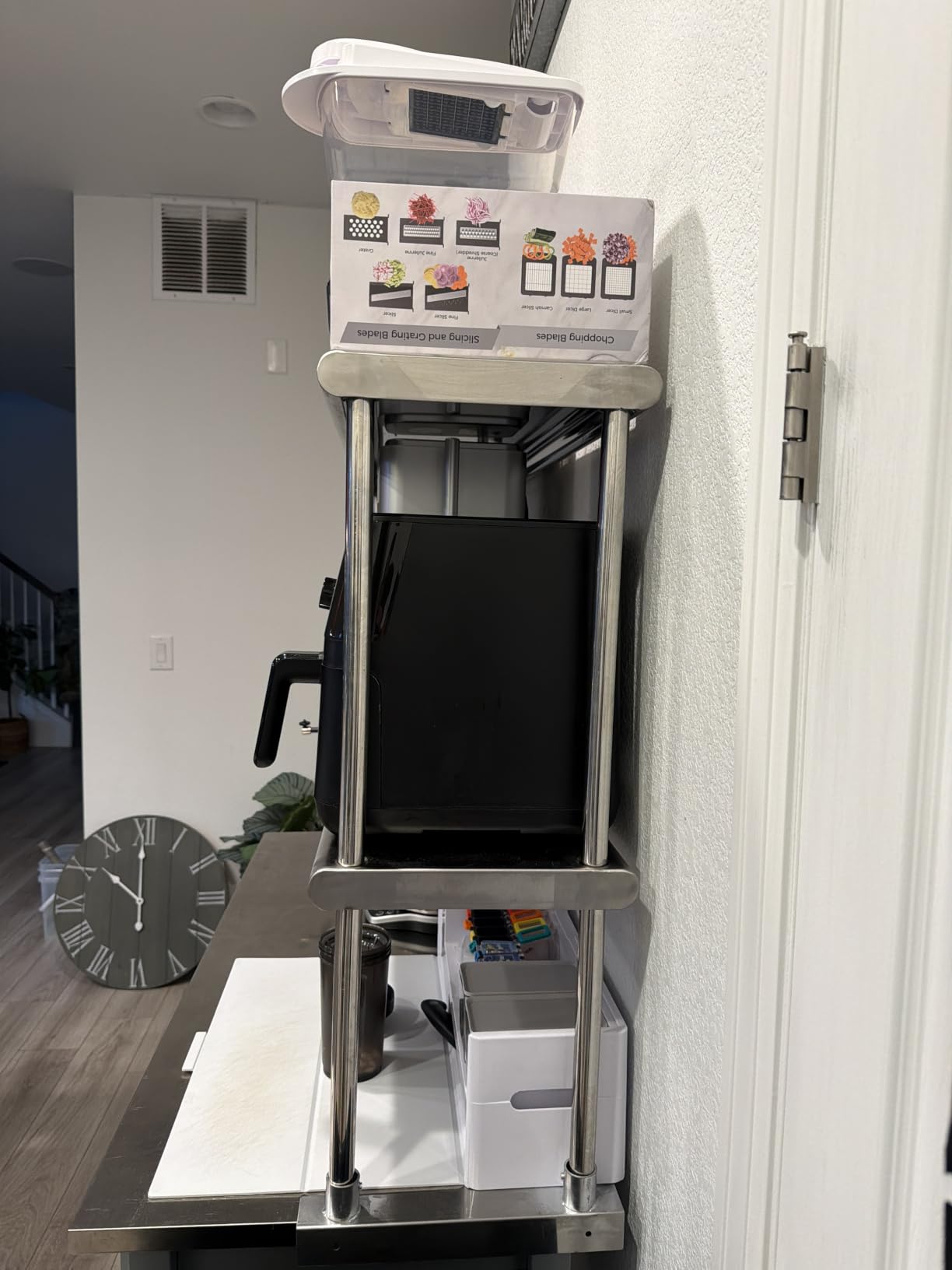 Profeeshaw Stainless Steel Overshelf for Prep&Work Table 12''x48'', 2 Tier customer photo 1