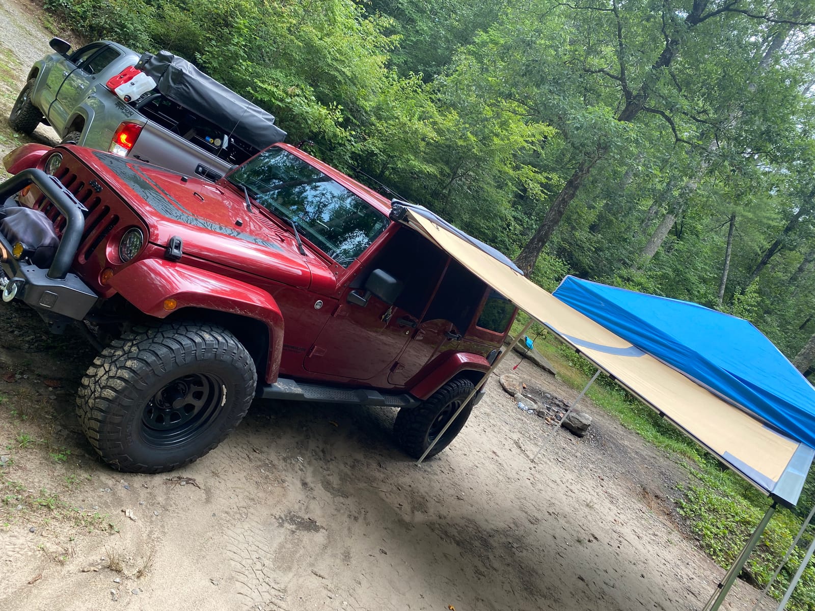 ARB 4x4 Accessories 814410 Retractable Awning with Led Light Strip Included 2500x2500mm 8.2 Feet, Ideal for Camping, Roadtrips, Outdoor Trips, Travel, Expeditions, RV, Camper, 4x4 and SUV customer photo 1