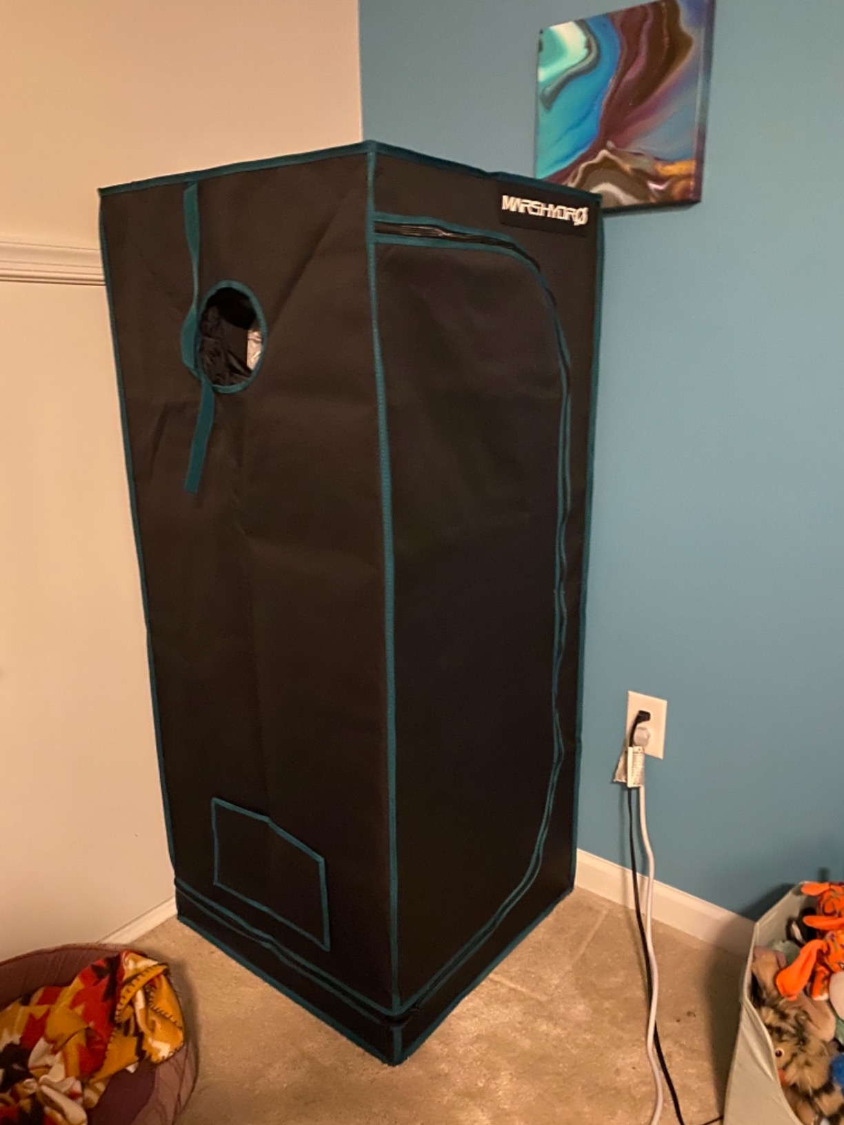 MARS HYDRO 2x2ft Grow Tent Kit with TS600 100W Full Spectrum LED Grow Light customer photo 1