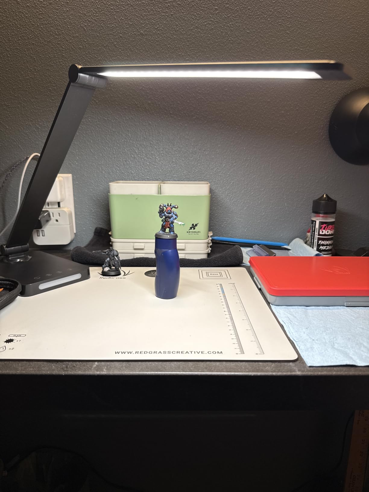 LED Desk Lamp with USB Ports,Touch Desk Lamps for Home Office with 5 Modes | 3 Brightness Desk Light with Small Night Light,Reading Lamp Table Lamp for Bedroom Bedside Study Black (with adapter) customer photo 2
