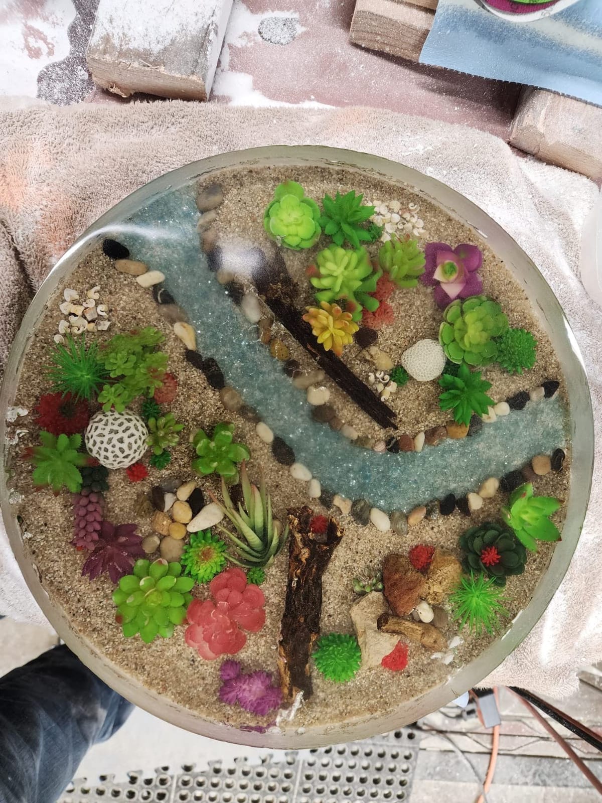 Deep Pour Epoxy Resin Kit | 3 Gallon (11.4 L) | 4'' Deep Pour & Casting Epoxy Resin | Low Odor | Crystal Clear & High Gloss | For River Tables, Casting customer photo 1