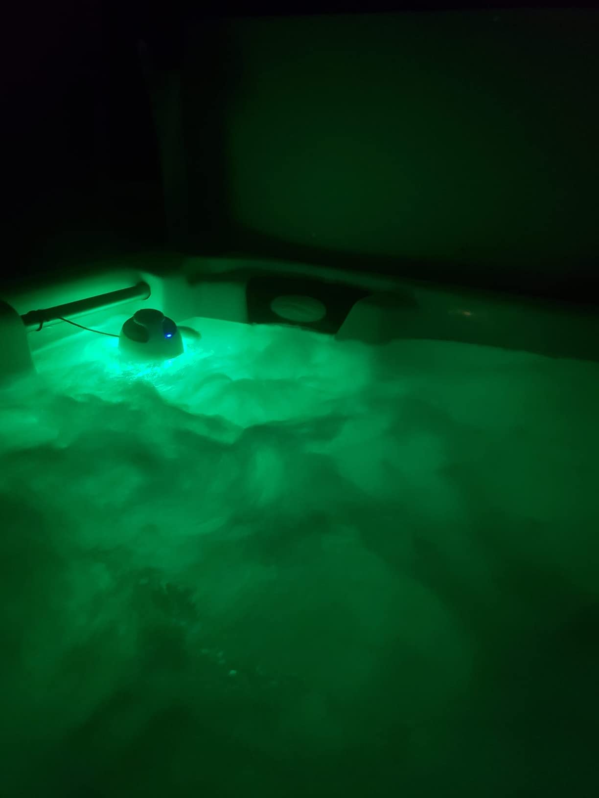 Floating Pool Speakers with Colorful Lights, IP68 Waterproof Bluetooth Speaker for Pool, Crystal Clear Sound Hot Tub Speaker for Pool, Spa and Outdoor customer photo 2