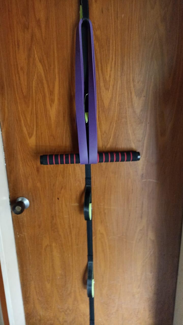 Manificent Door Anchor for Resistance Bands, Heavy Duty Padded Door Anchor System Door Hook, Must-Have Workout Exercise Bands Attachment Compatible for Loop Bands, Resistance Tube customer photo 1