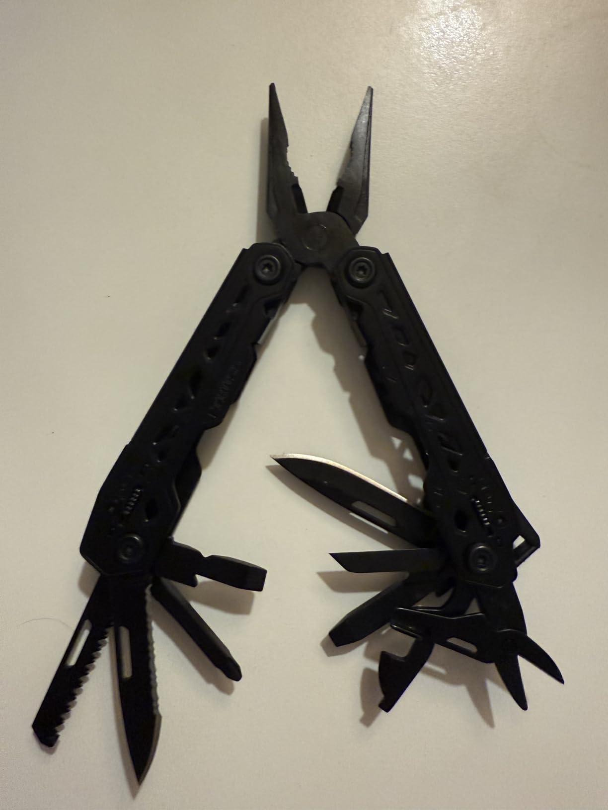 Gerber Truss 17-in-1 EDC Multitool Pliers, Pocket Knife, Molle Sheath, Black | Needle nose pliers, pocket knife, screwdriver, bottle opener included, camping & fishing gear customer photo 2