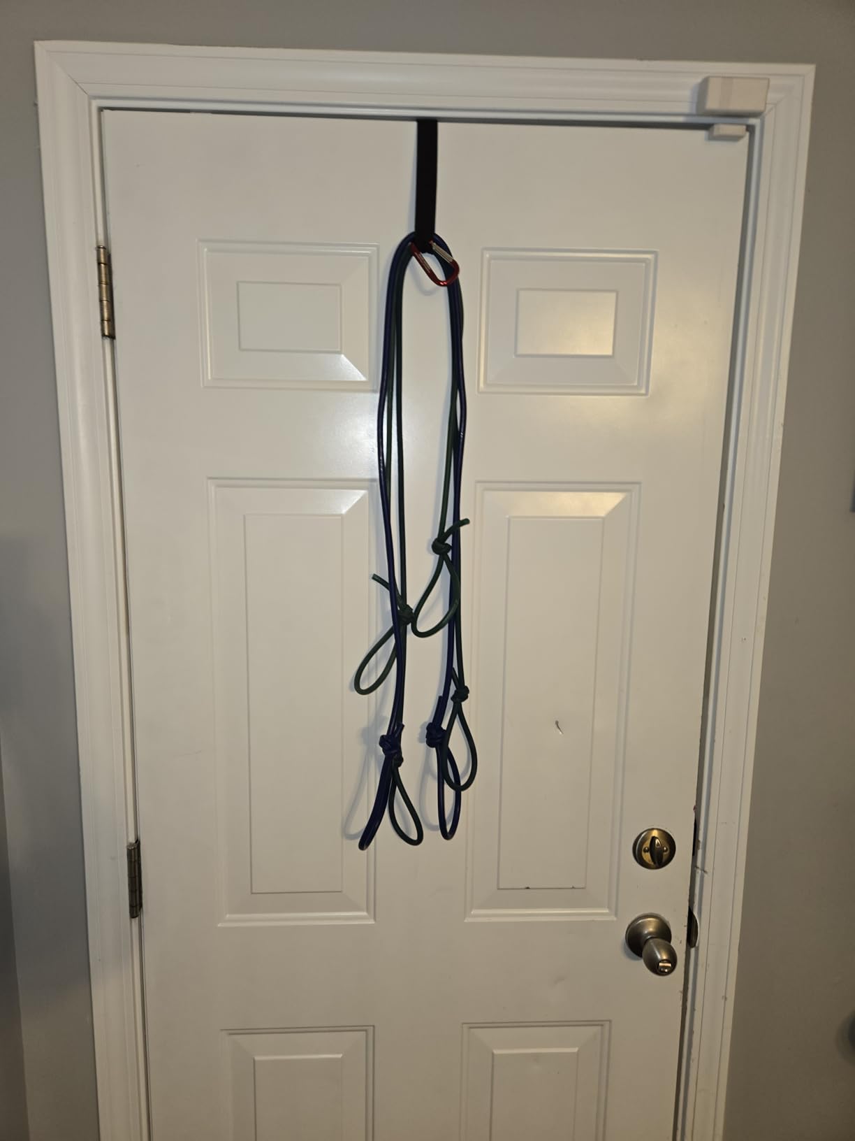 Resistance Bands Door Anchor Attachment, Secure Door Anchor Heavy Duty Door Anchor for Resistance Bands, Door Jamb Anchor for Fitness Workout Band customer photo 2