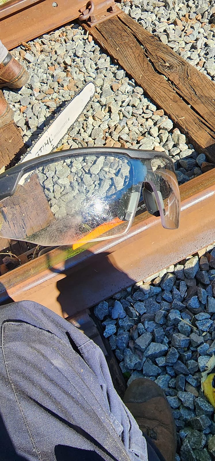 KLEIN TOOLS 60171 Semi Frame Safety Glasses, Clear Lens, 2-Pack customer photo 2