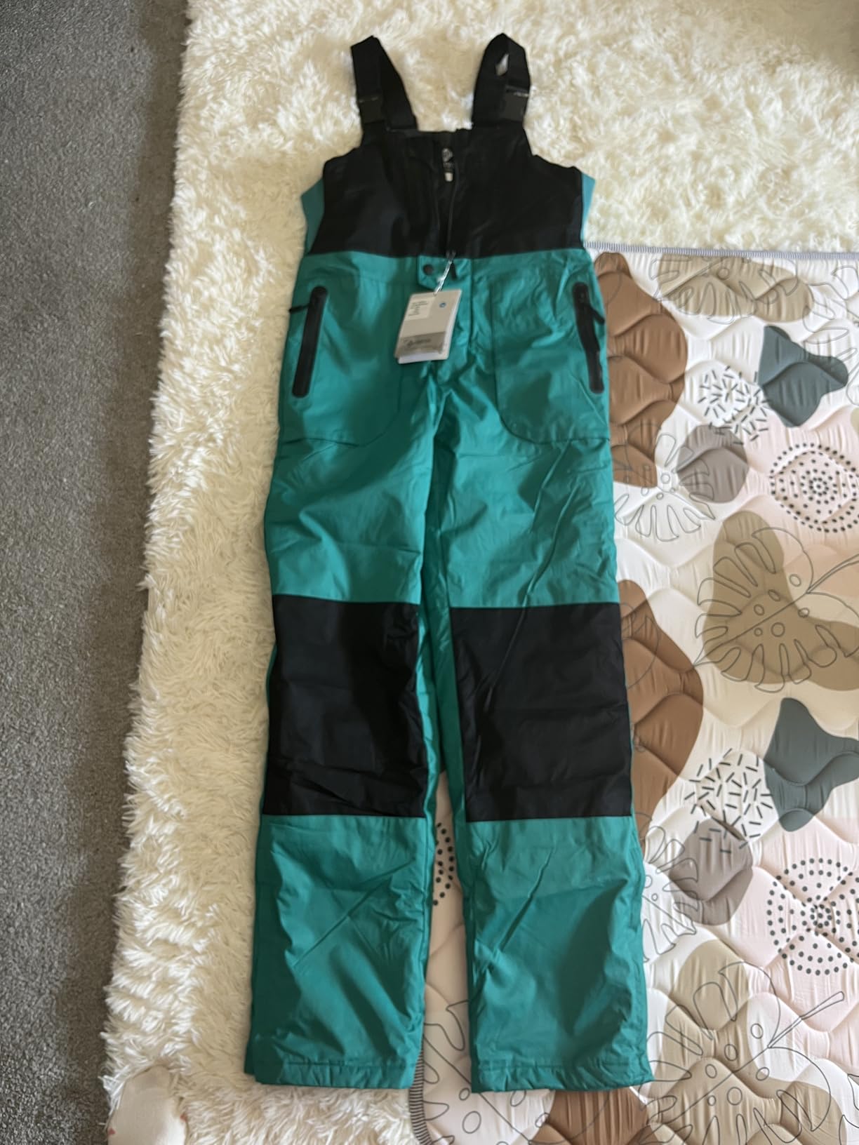 GEMYSE Men's Insulated Ski Bib Overalls Waterproof Snow Pants customer photo 1