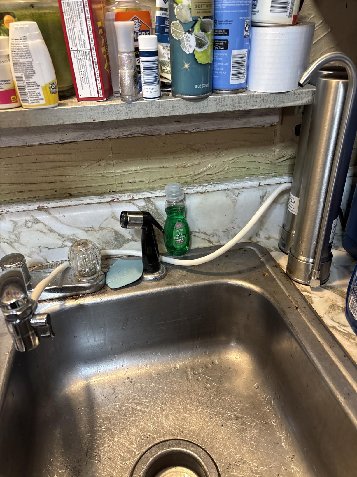 Waterdrop CTF-01 Water Filter for Sink Faucet, Stainless Steel, 1 Filter customer photo 1