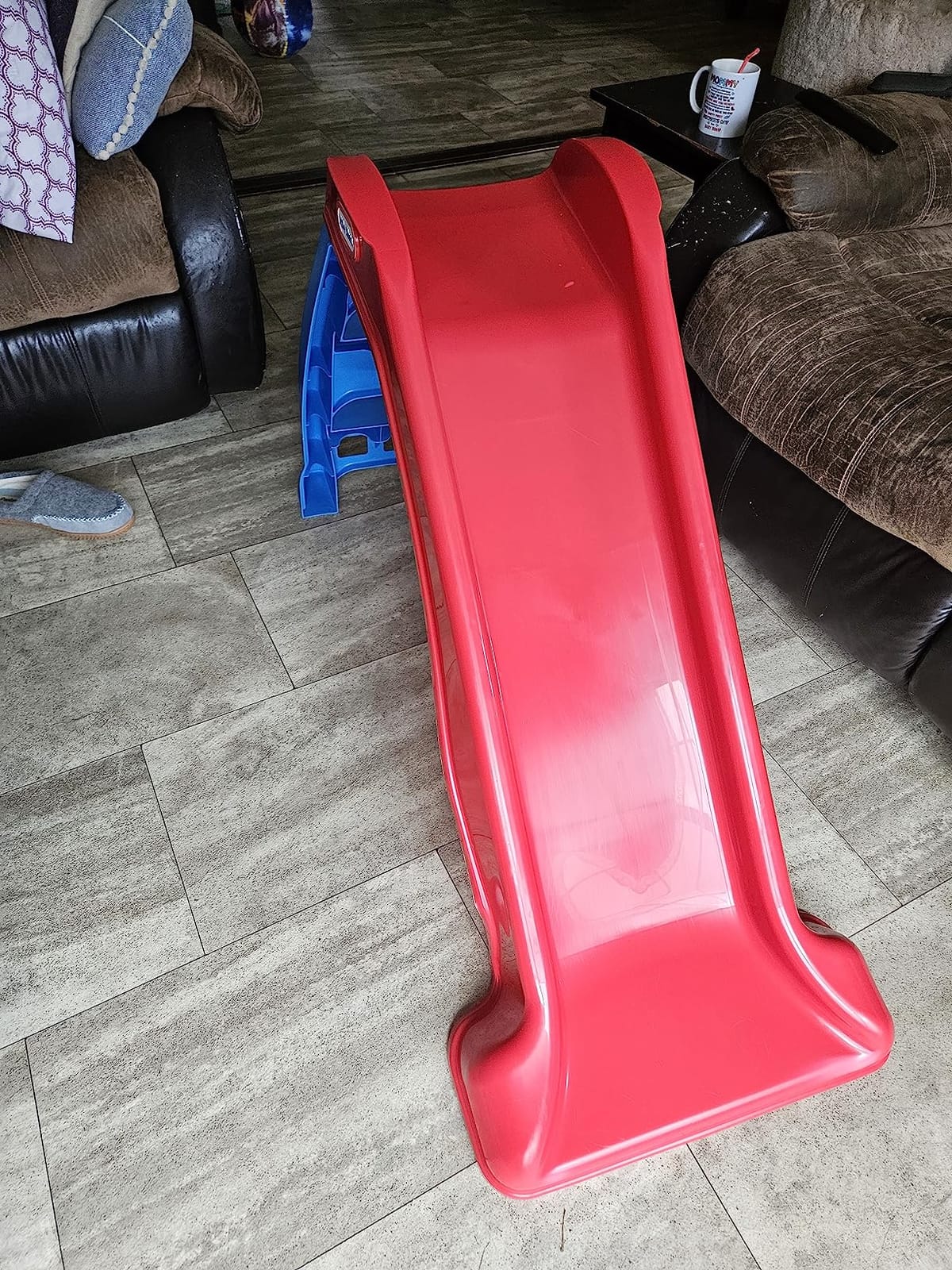 Little Tikes Light-Up First Slide for Kids Indoors/Outdoors, Red customer photo 2