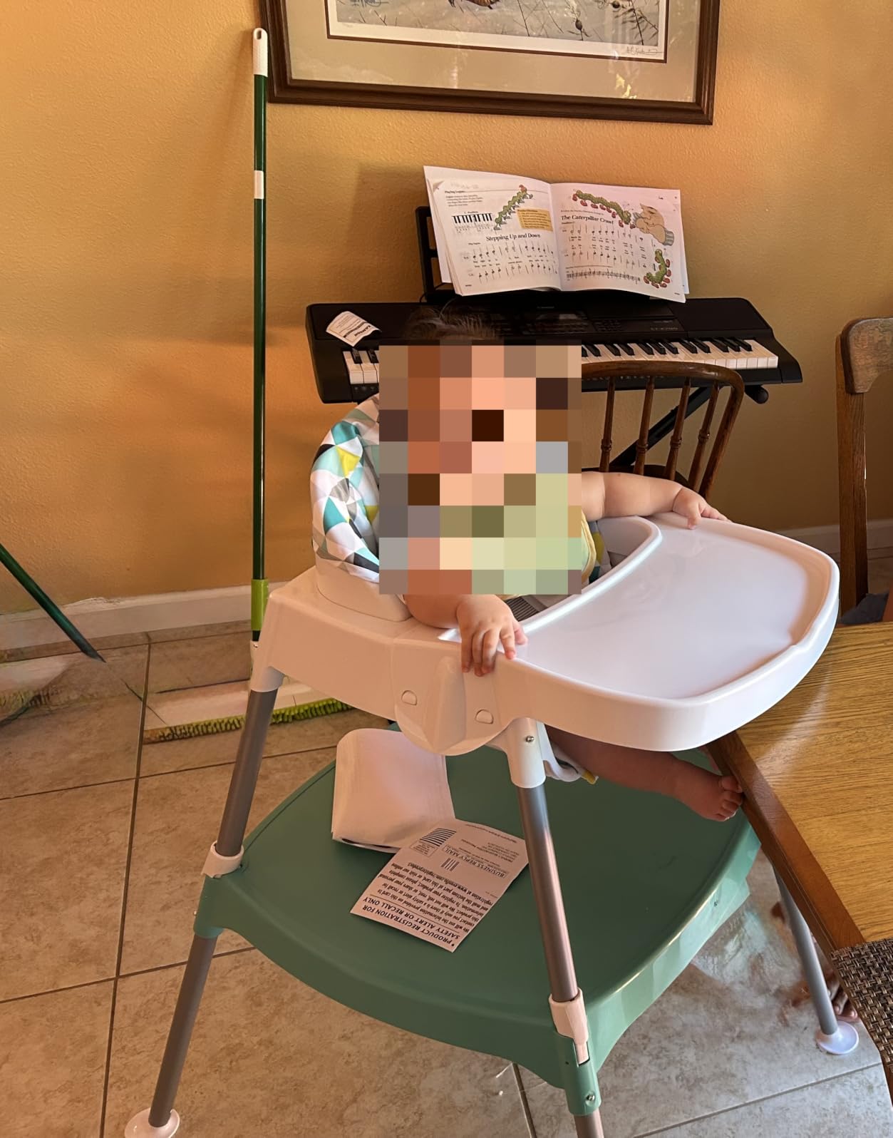 Evenflo Eat and Grow 4-in-1 Convertible High Chair (Pop Star White) customer photo 2