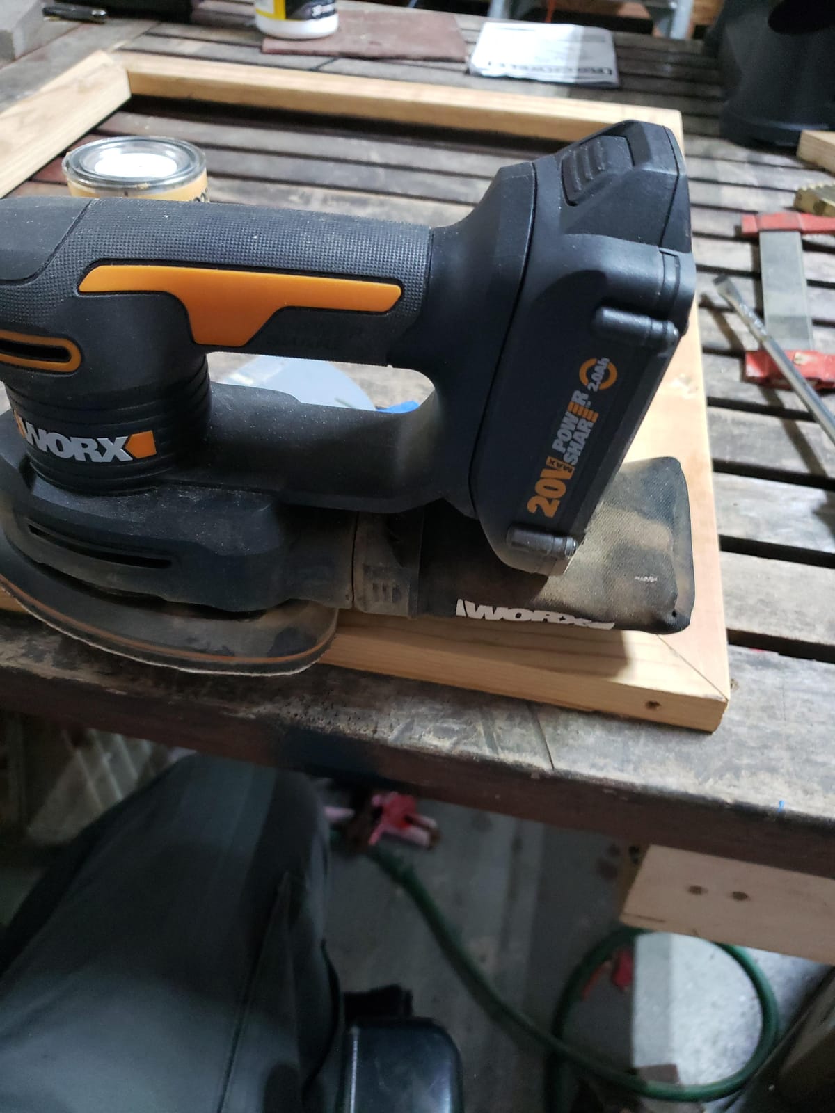 WORX Cordless Detail Sander, 20V Finger Sander, WX822L.9 customer photo 2