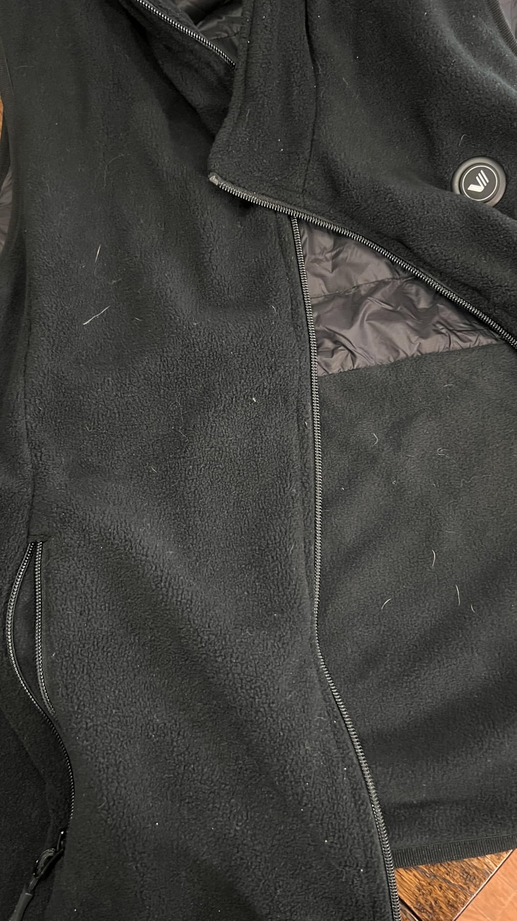 Women's Fleece Heated Vest with Battery Lightweight Insulated Vest customer photo 2