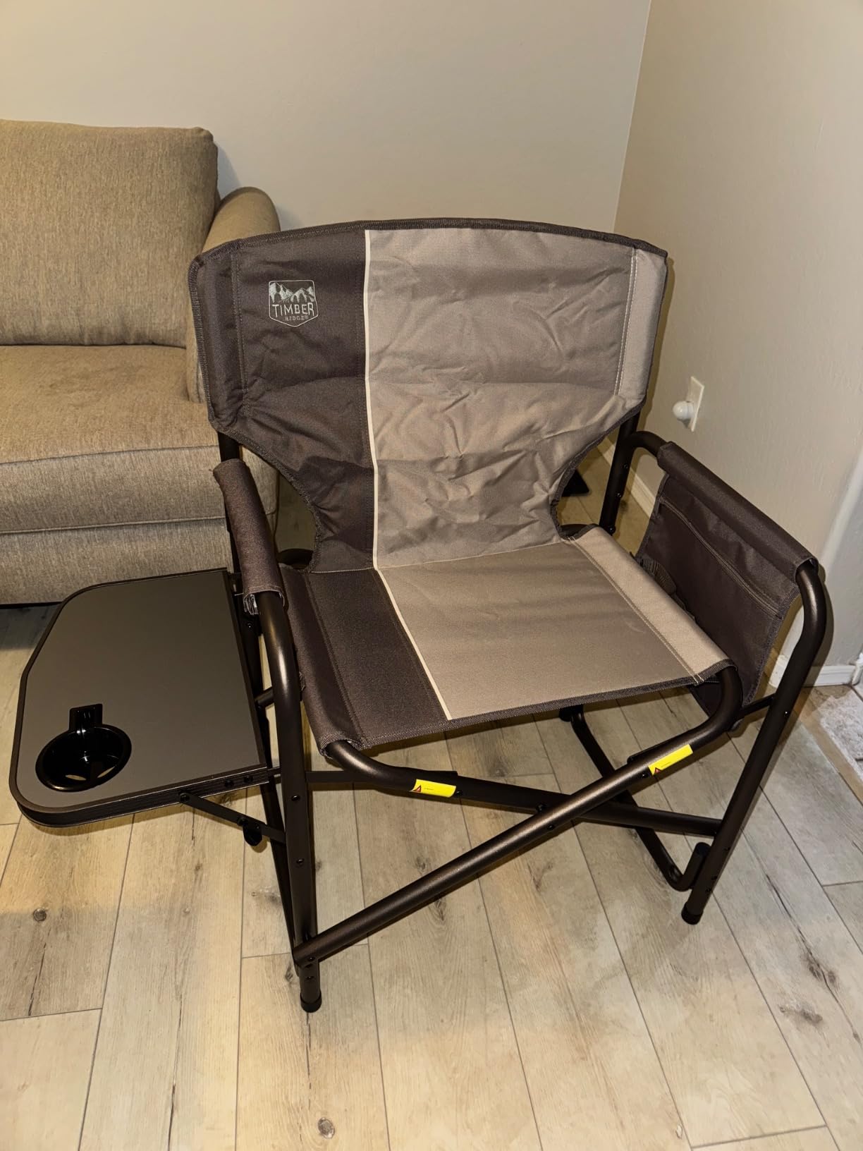 TIMBER RIDGE Aluminum Oversized Camping Chair, Support 400lbs customer photo 2