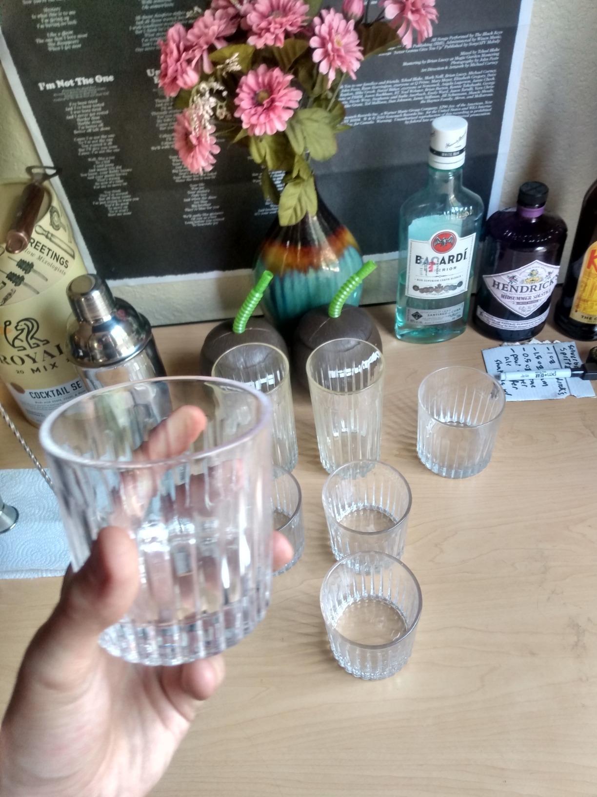 GLASKEY Whiskey Glasses Set of 4,Rock Glasses,11 oz Lead-Free Crystal Bourbon Glass,Old Fashioned Glass for Bourbon,Cognac,Irish Whisky,Personalised Whisky Glass Gift Set for Men,Dad,Brother customer photo 1