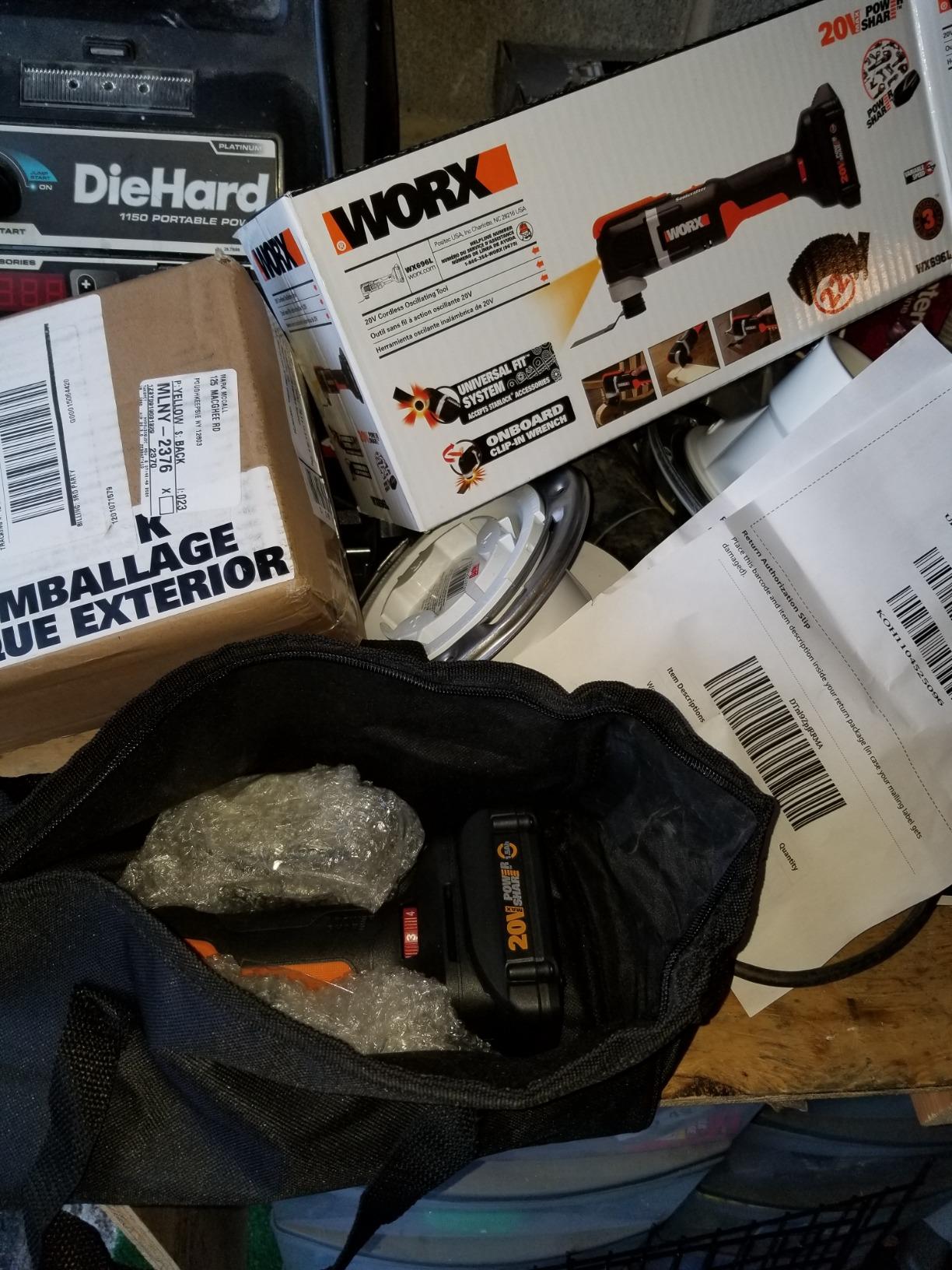 WORX Cordless Oscillating Multi-Tool, 20V Sonicrafter, WX696L customer photo 2