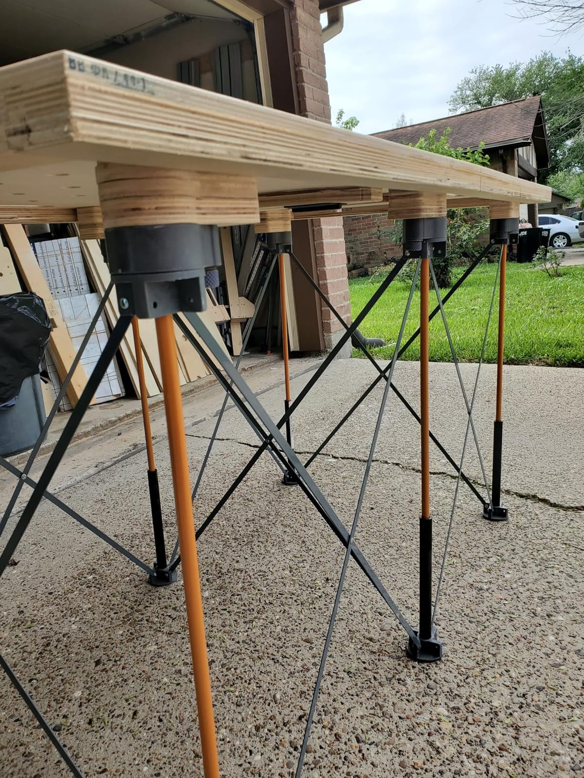 BORA Centipede Folding Work Table 4x6 ft Portable Workbench for Garage customer photo 1