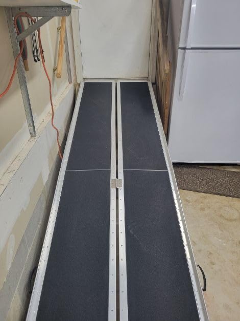 gardhom 5FT Aluminum Ramp for Wheelchair for Home Steps with Support Legs customer photo 1