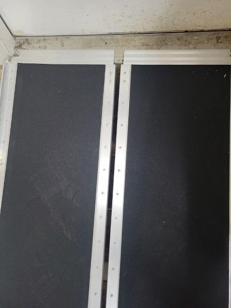 gardhom 5FT Aluminum Ramp for Wheelchair for Home Steps with Support Legs customer photo 2