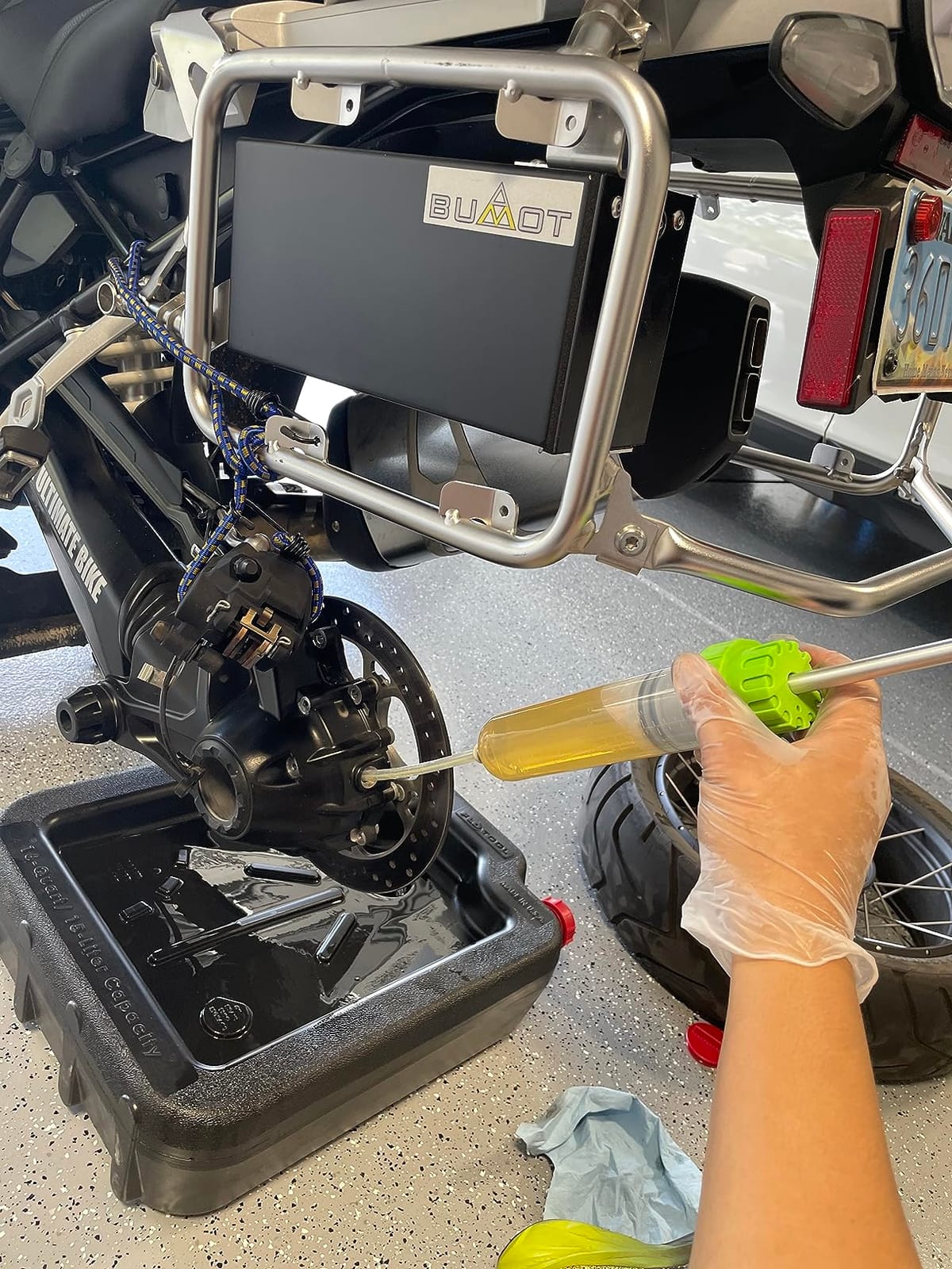SWANLAKE 200cc Fluid Extractor, Extraction&Fill Pump, Fluid Syringe Pump Manual Suction Vacuum Fuel Car Transfer customer photo 1