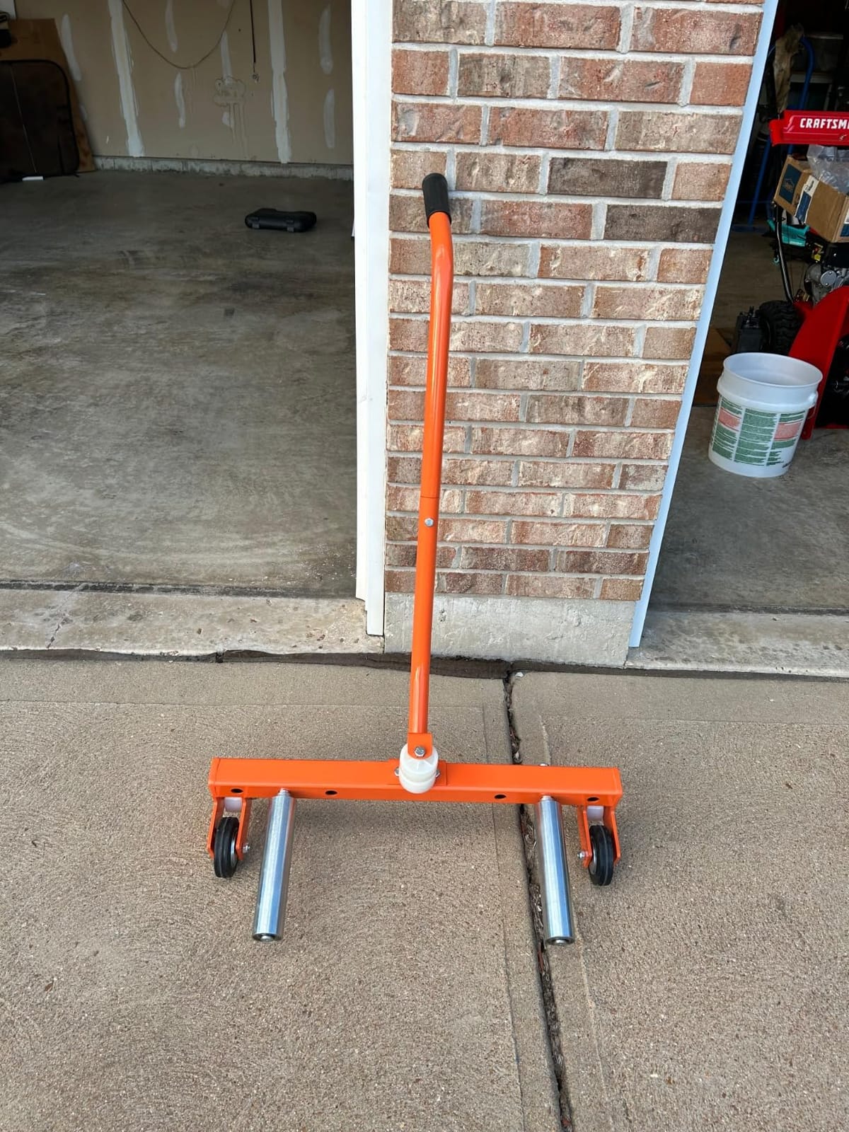660 LBS Heavy-Duty Tire Wheel Dolly, Adjustable Truck Tire Dolly, Heavy-Duty Steel, Adjustable Fit for Car/Truck Tires, Easy Mobility with Rollers, Space-Saving, Ideal for Workshop/Garage customer photo 1