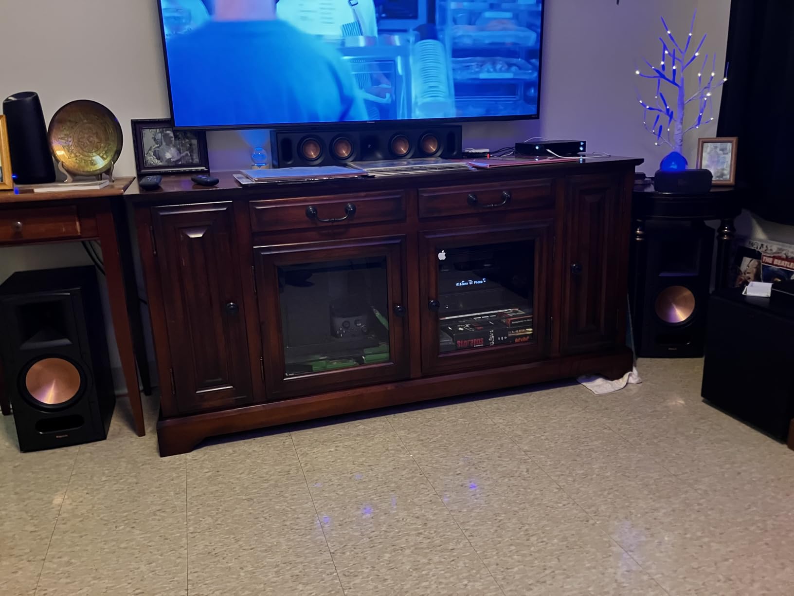 PERLESMITH Universal Speaker Stands for Surround Sound - Height Adjustable Extend 33.3