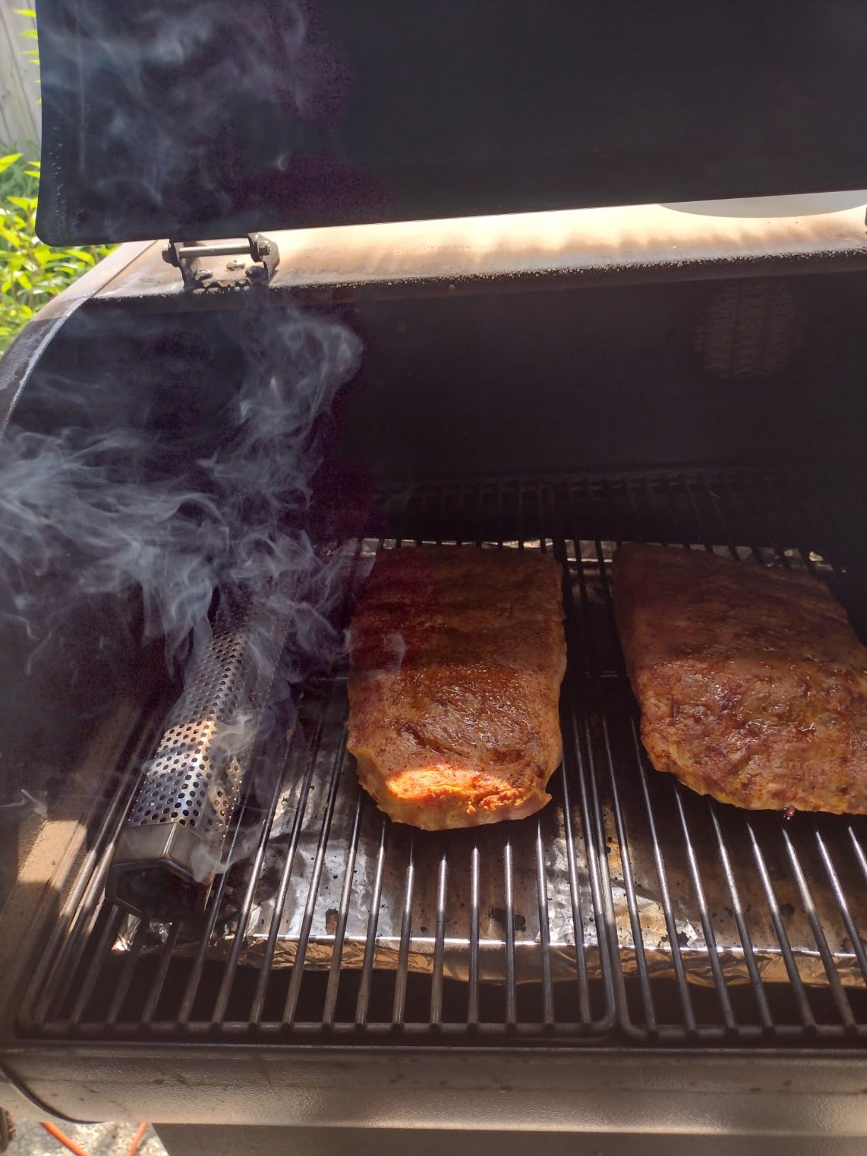 2 Pack 12'' Stainless Steel Pellet Smoker Tube, with Brush and Hooks customer photo 1