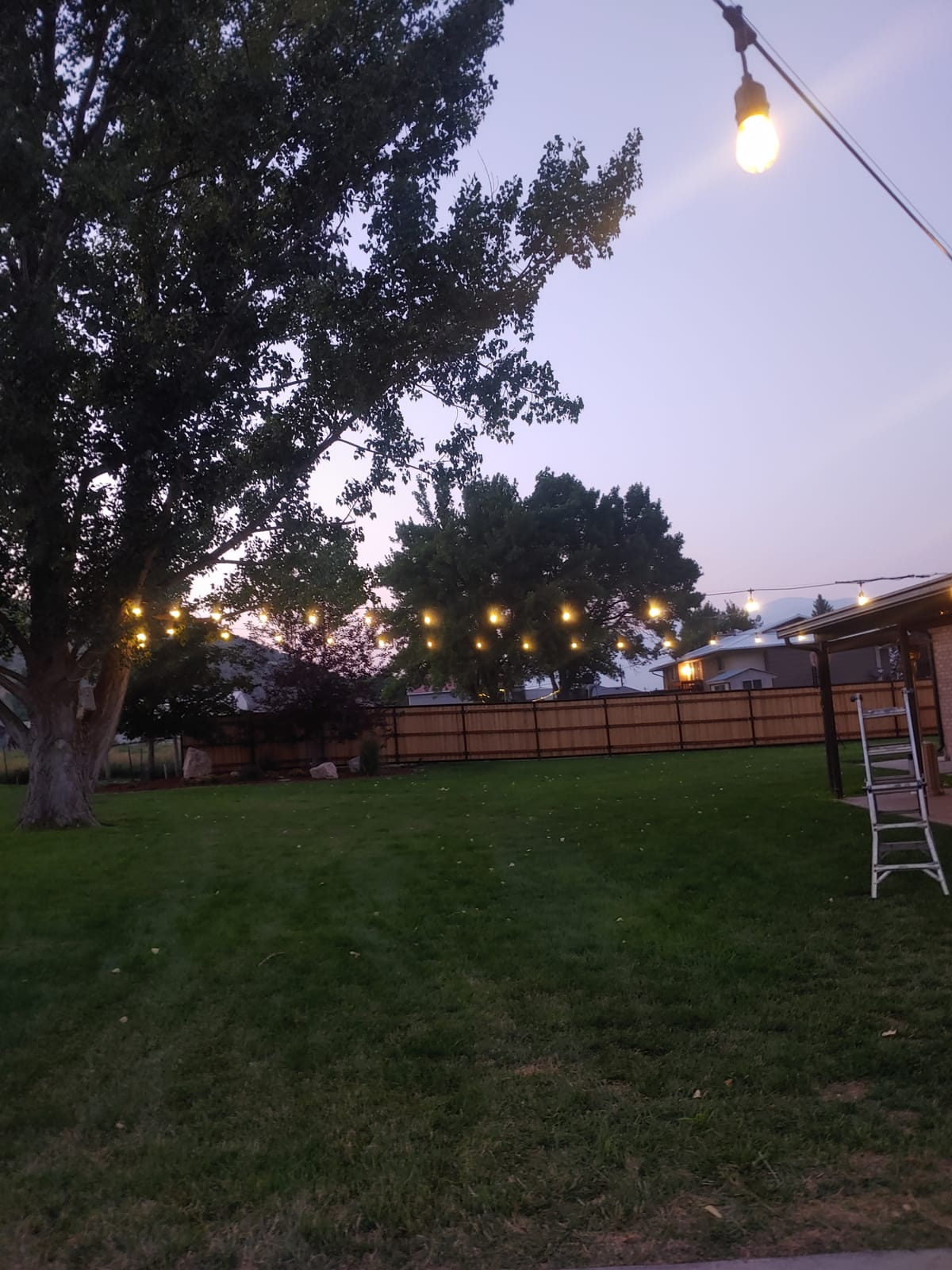 SUFEIMAS Outdoor String Lights Waterproof 100FT Commercial for Patio Market | Connectable Heavy Duty Outside Lighting IP65, 32 Dimmable Plastic Edison Bulbs For Backyard Bistro Garden Porch Fence Balcony customer photo 1