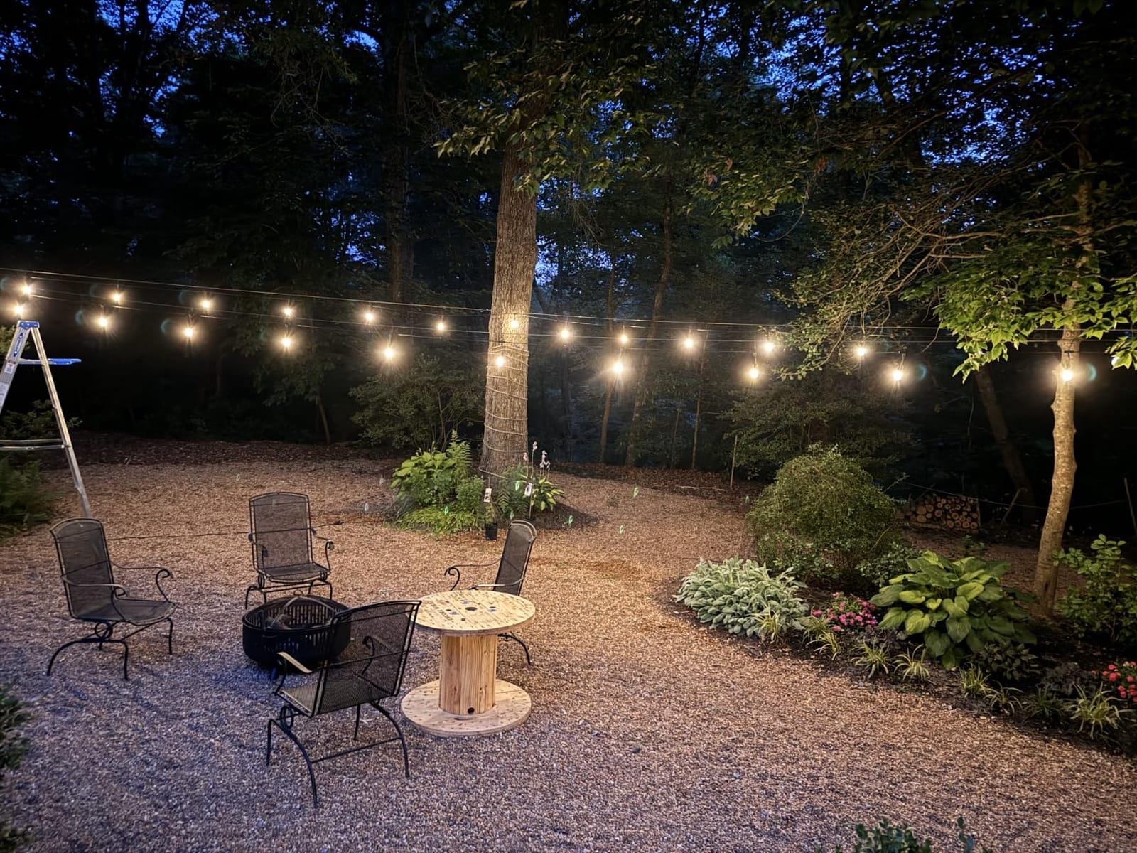 SUFEIMAS Outdoor String Lights Waterproof 100FT Commercial for Patio Market | Connectable Heavy Duty Outside Lighting IP65, 32 Dimmable Plastic Edison Bulbs For Backyard Bistro Garden Porch Fence Balcony customer photo 2