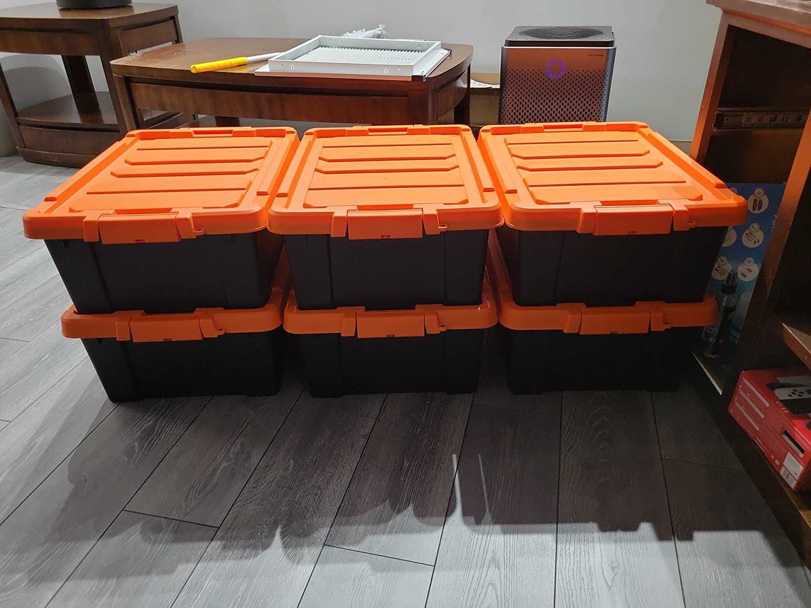 IRIS USA Lockable Storage Bins with Lids, 12 Gallon Heavy Duty, 2 Pack customer photo 1