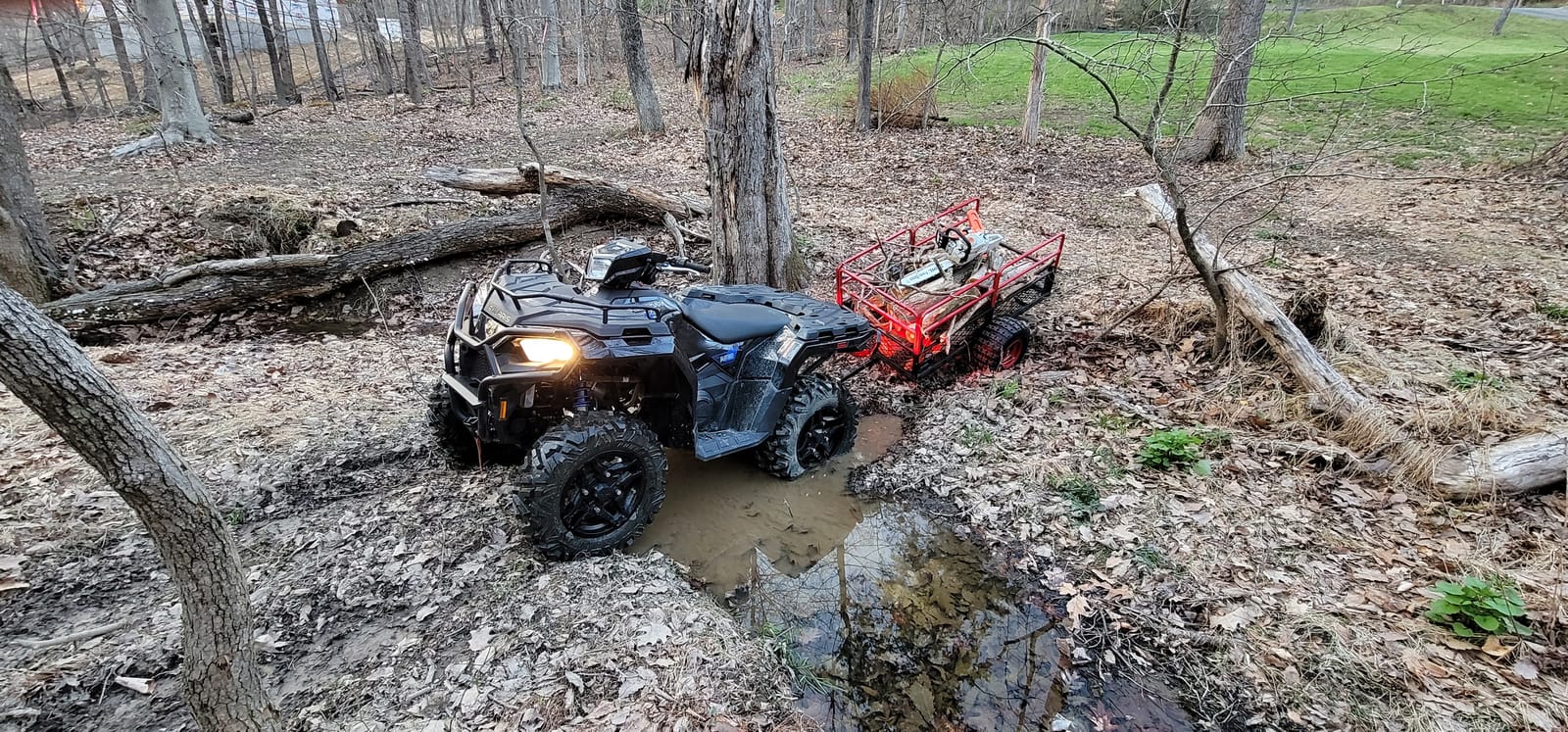 Yutrax TX162 HC1500 Heavy Duty ATV/UTV Trailer, 1,500 lb. Capacity customer photo 2