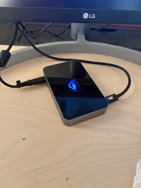 OWC Thunderbolt Hub 5-Port Connectivity Solution | Up to 60W PD - 3x Thunderbolt 40Gb/s device ports - USB-A 10Gb/s - Up to one 8K or two 4K displays - Mac, PC, iPad, & more customer photo 2