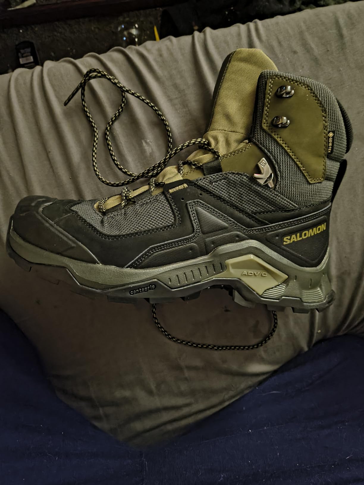Salomon Men's Quest Element Gore-Tex, Waterproof Neutral Leather Hiking Boots customer photo 1