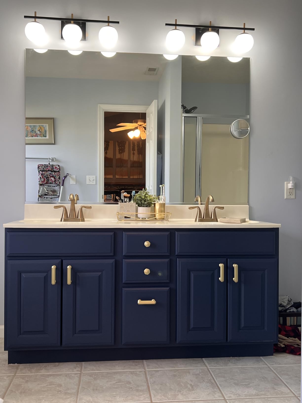 Delta Arvo Centerset Bathroom Faucet, Brushed Nickel 2-Handle Bathroom Faucet, Delta Bathroom Sink Faucet, Brushed Nickel 3-Hole Bathroom Faucet, Spotshield Stainless 25840LF-SS customer photo 2