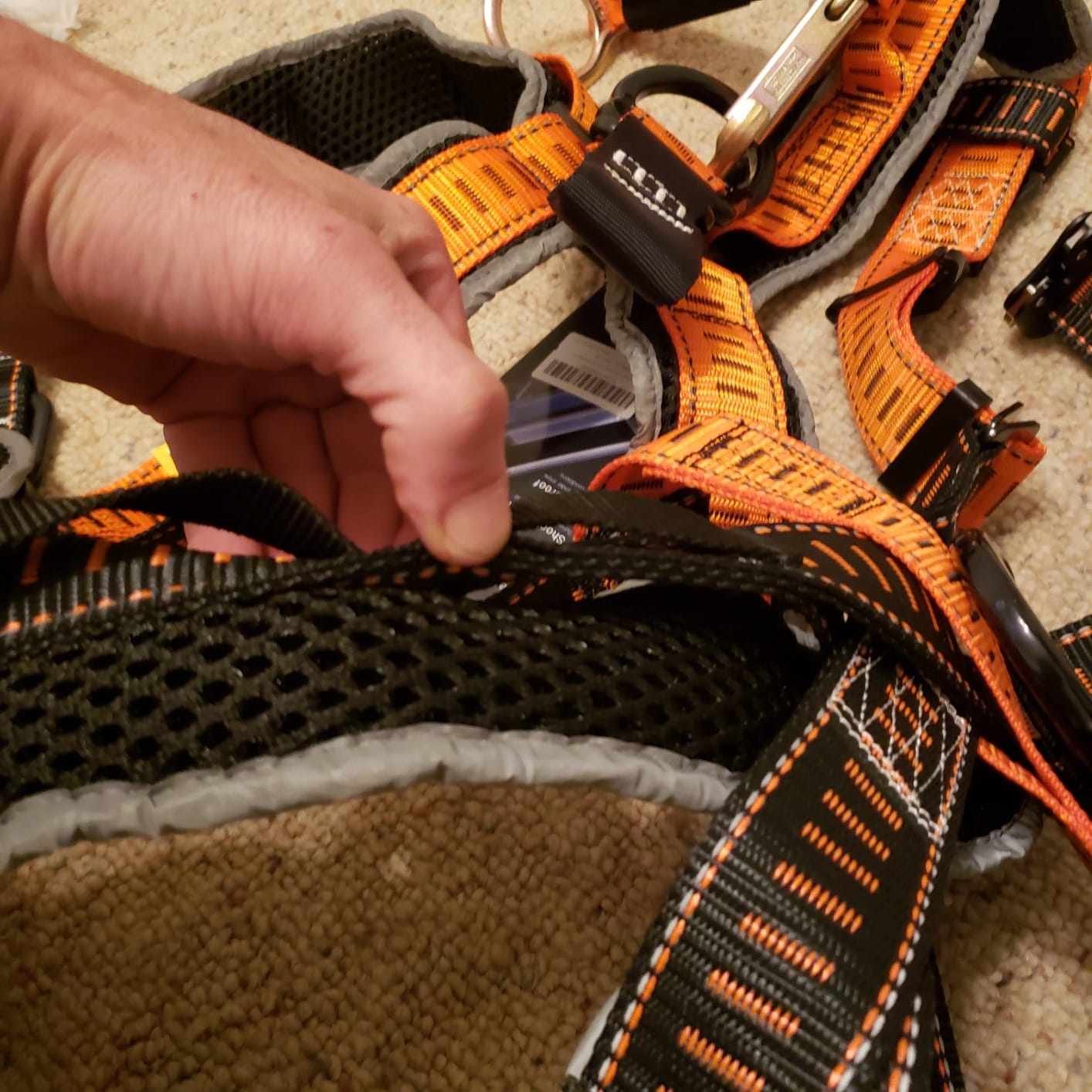 Malta Dynamics Razorback Elite MAXX - Safety Harness and Fall Protection Kit with Sewn in Lumbar Support Belt and Built-in Rescue Handles for Fall Arrest, OSHA & ANSI Compliant (Small-Medium) customer photo 1