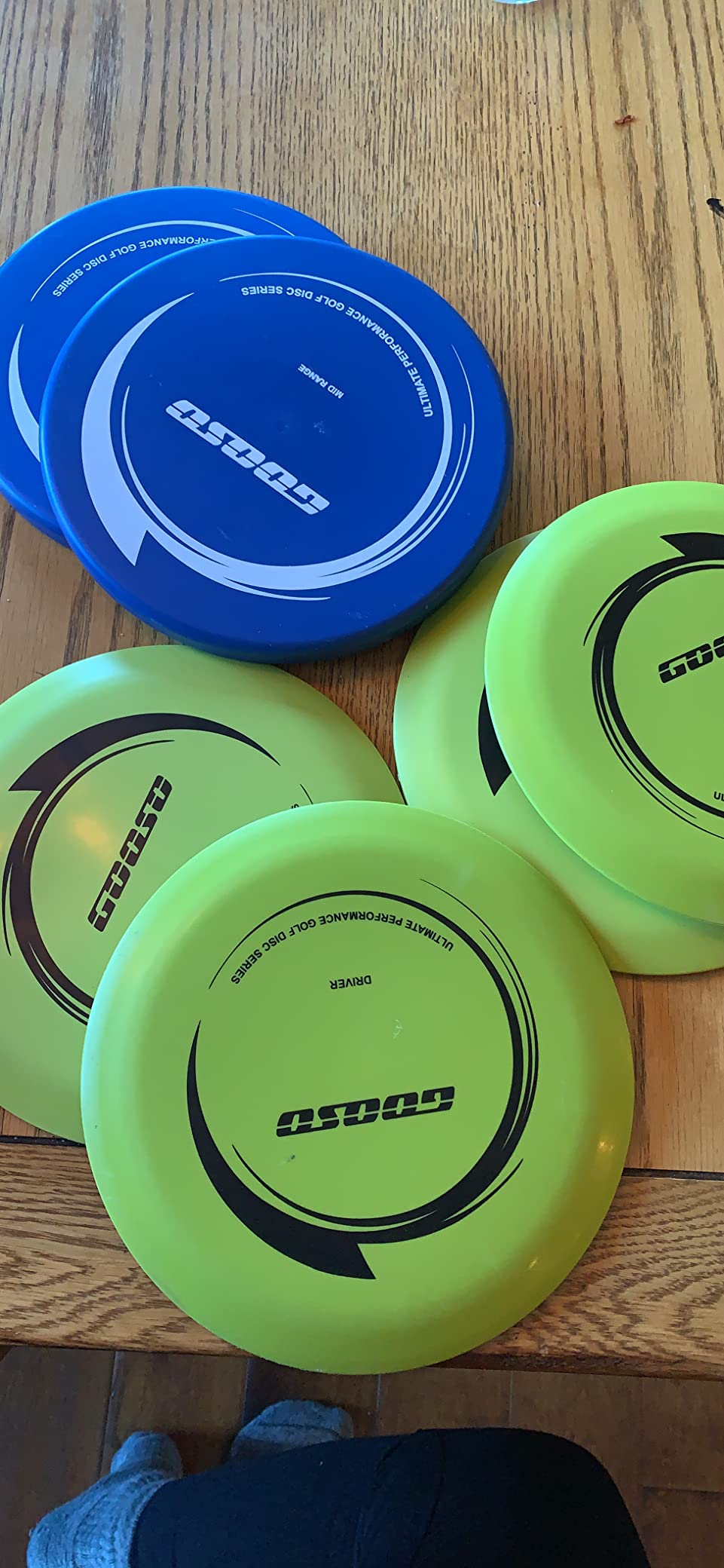 GOOSO Disc Golf Set - Driver, Mid-Range and Putter Discs with Disc Golf Bag for Outdoor and Backyard, Comfortable Plastic, 6 Pack customer photo 1