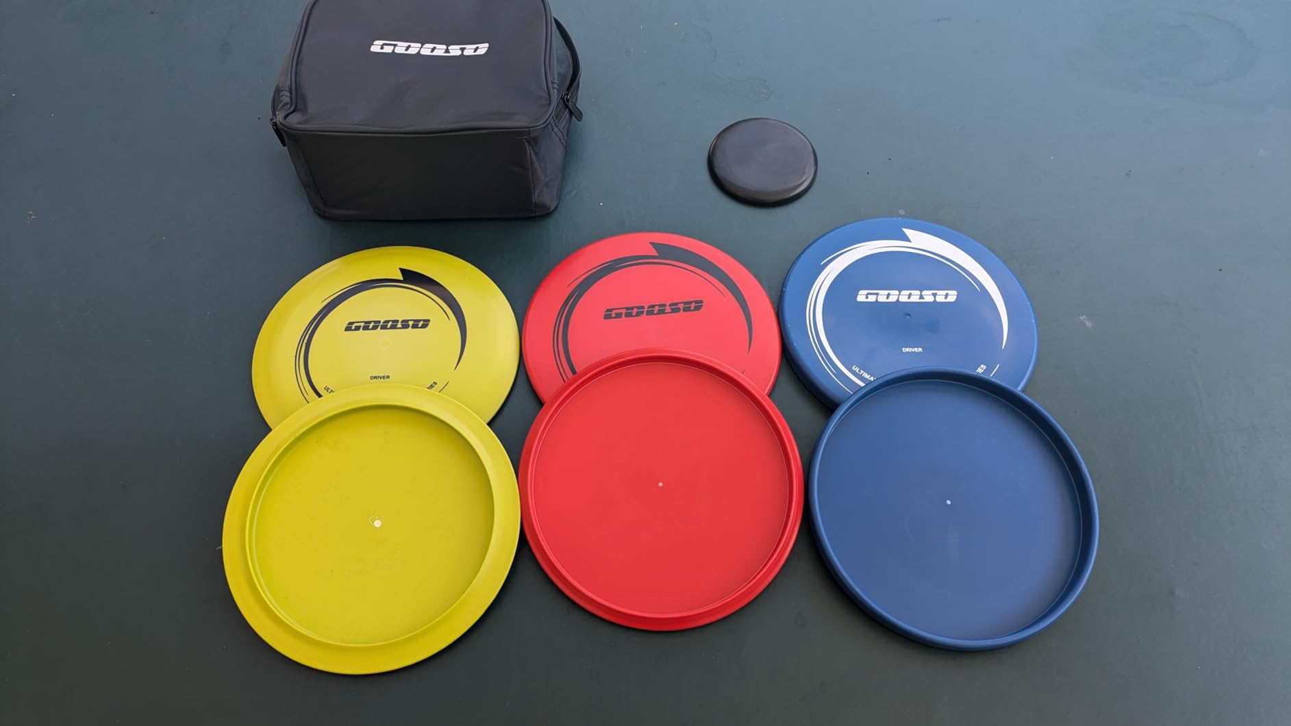 GOOSO Disc Golf Set - Driver, Mid-Range and Putter Discs with Disc Golf Bag for Outdoor and Backyard, Comfortable Plastic, 6 Pack customer photo 2