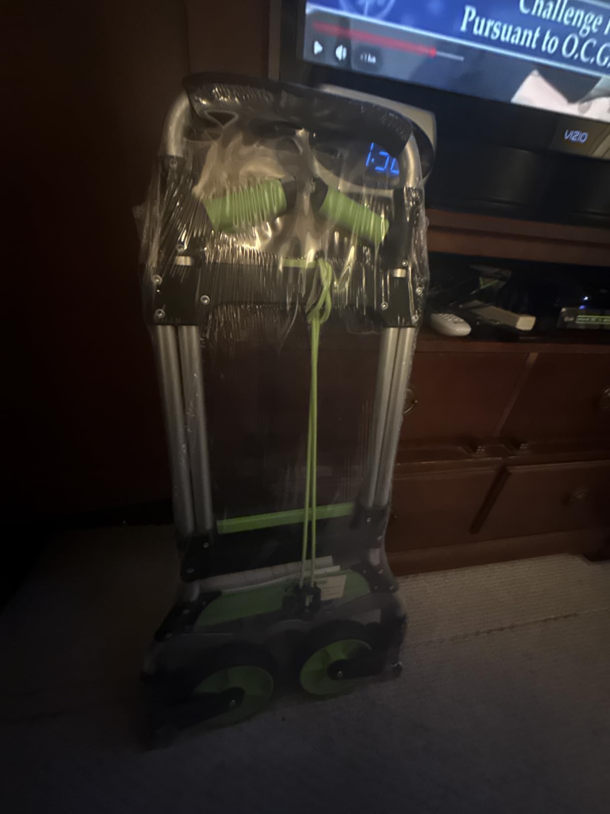 Leeyoung Folding Hand Truck and Dolly,309 lb Capacity Aluminum Portable Cart with Telescoping Handle and PP+EVA Wheels customer photo 2
