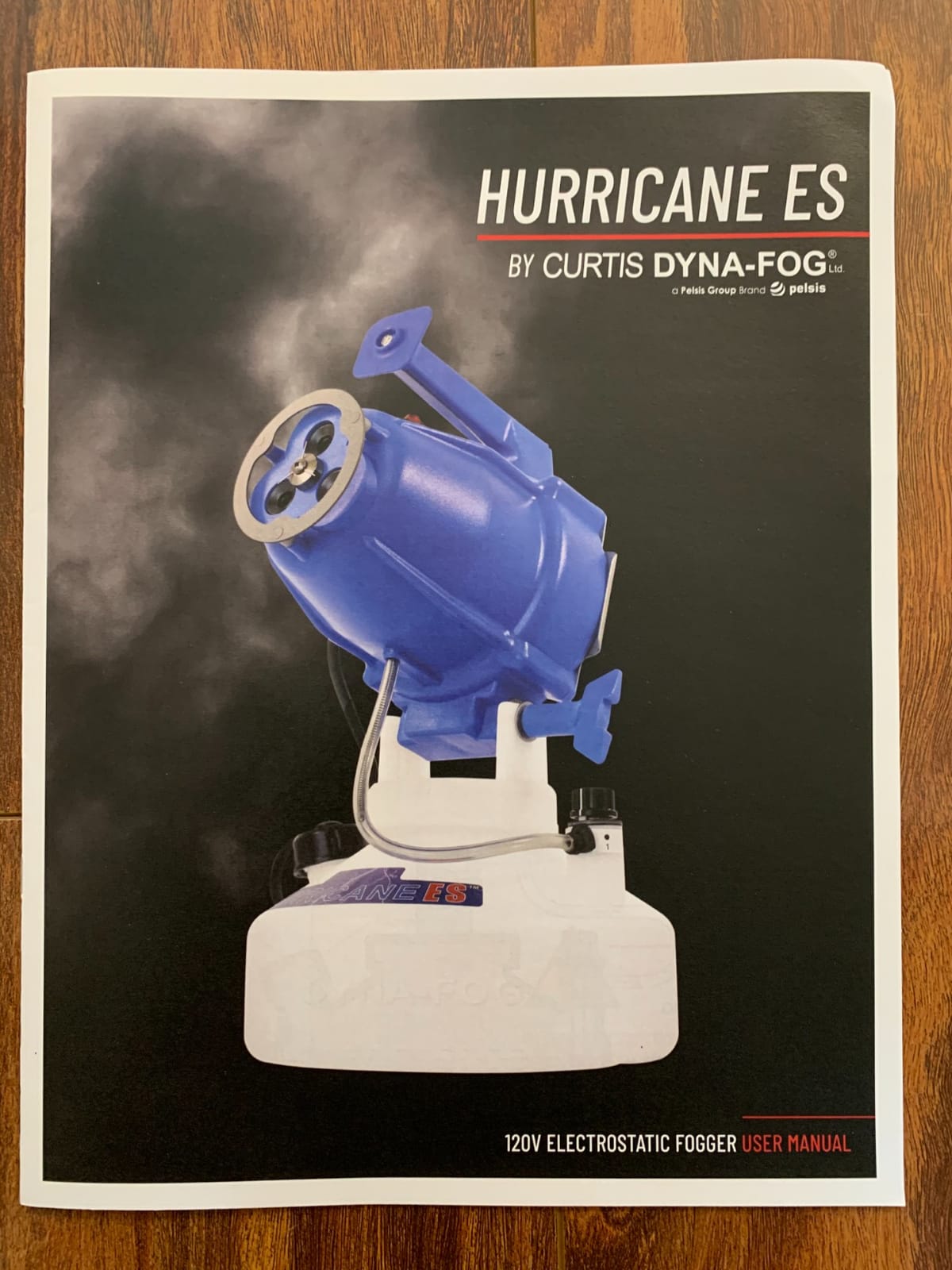 Hurricane ES Electrostatic Corded ULV Hand Carry 1-Gallon Fogger Adjustable Particle Size 10-50 Microns customer photo 1