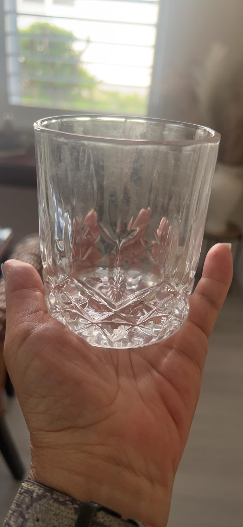 Whiskey Glasses Set of 6, 11 oz Old Fashioned Rocks Glasses customer photo 1
