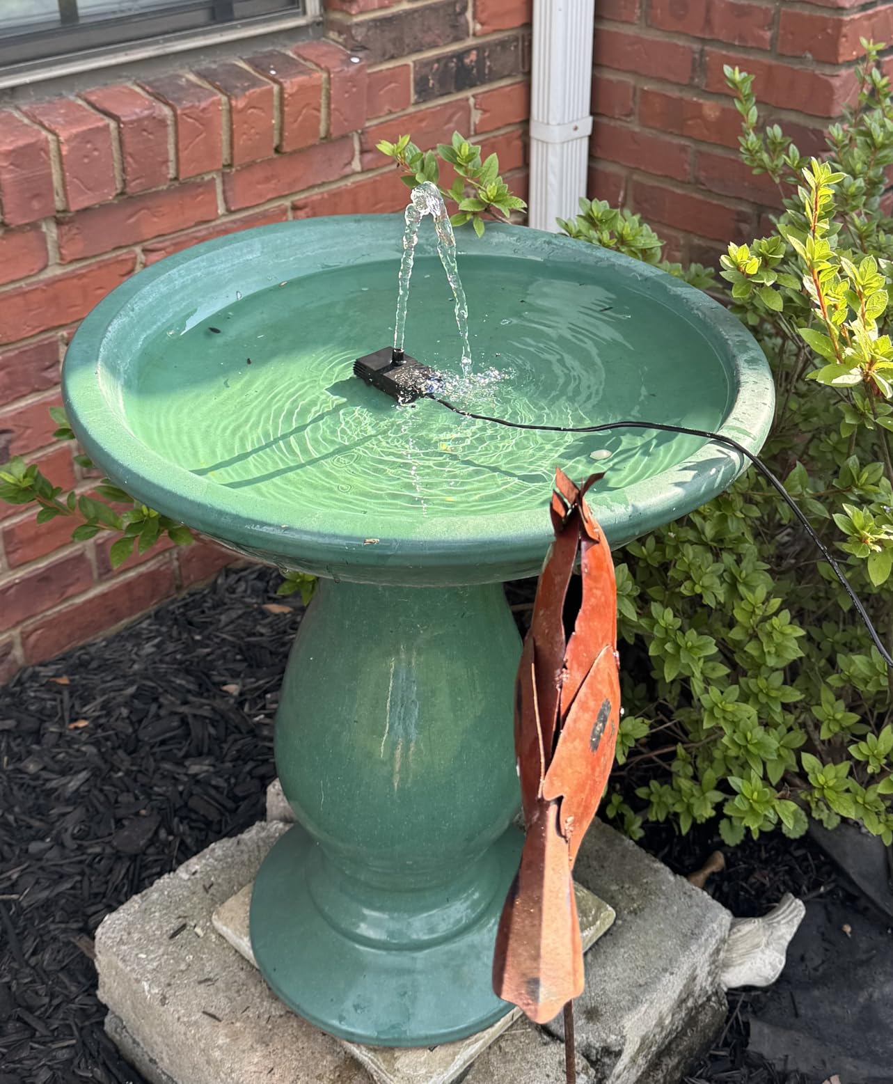 Biling Upgraded Solar Fountain Pump Kit with Ground Stake for Bird Bath customer photo 1
