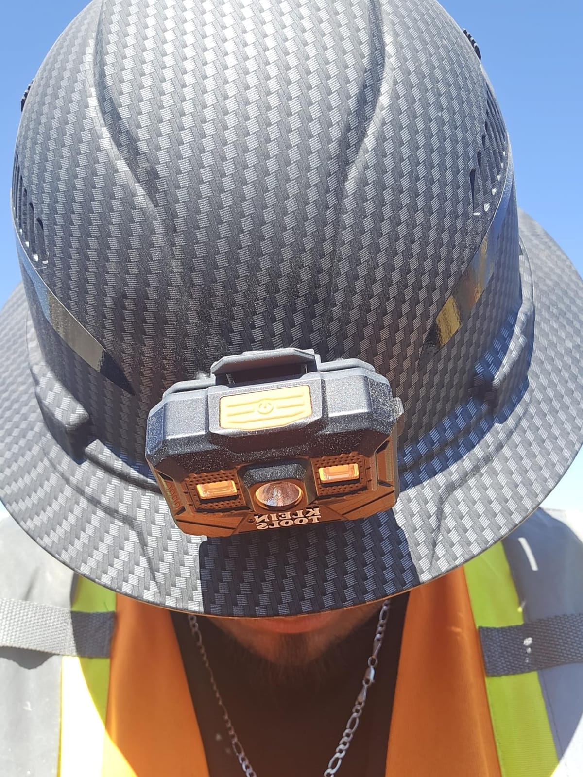 Klein Tools KARBN Full Brim Vented Hard hat, Class C, Premium Comfort and Jobsite Protection customer photo 2