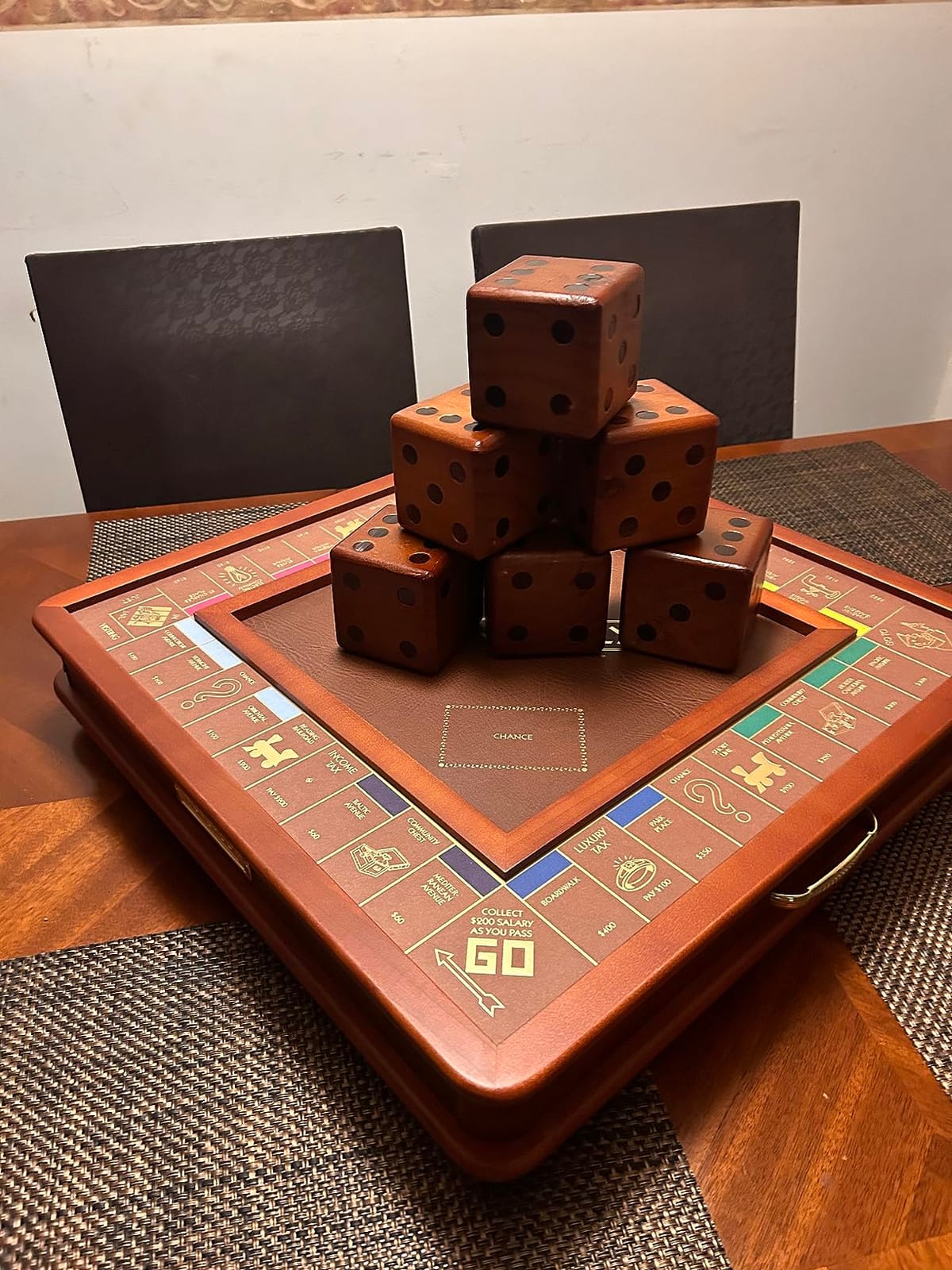 SpeedArmis Giant Yardzee Yard Dice Set, 3.5