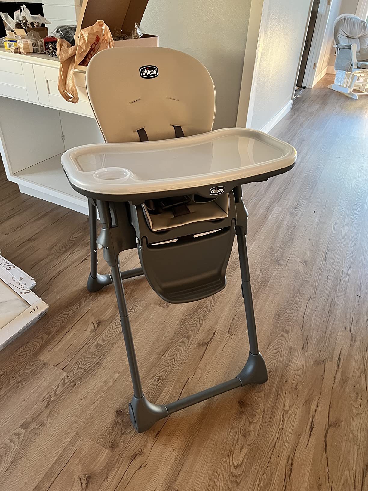 Chicco Polly Foldable High Chair for Babies and Toddlers, Space-Saving customer photo 1