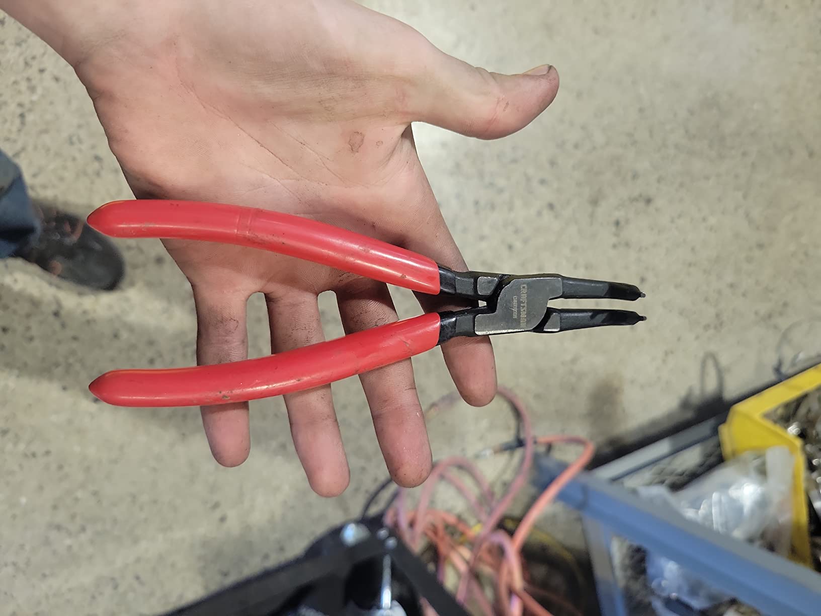 CRAFTSMAN Snap Ring Plier Set, 4-Pack, 7 inch, Straight and Curved Pliers, Stainless Steel (CMMT98339) customer photo 1